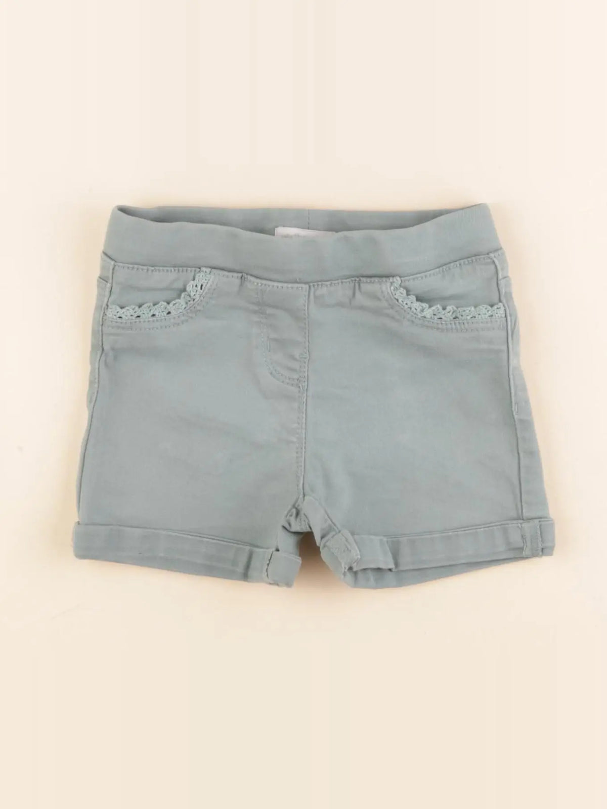 Vertbaudet - short vert - 4 ans