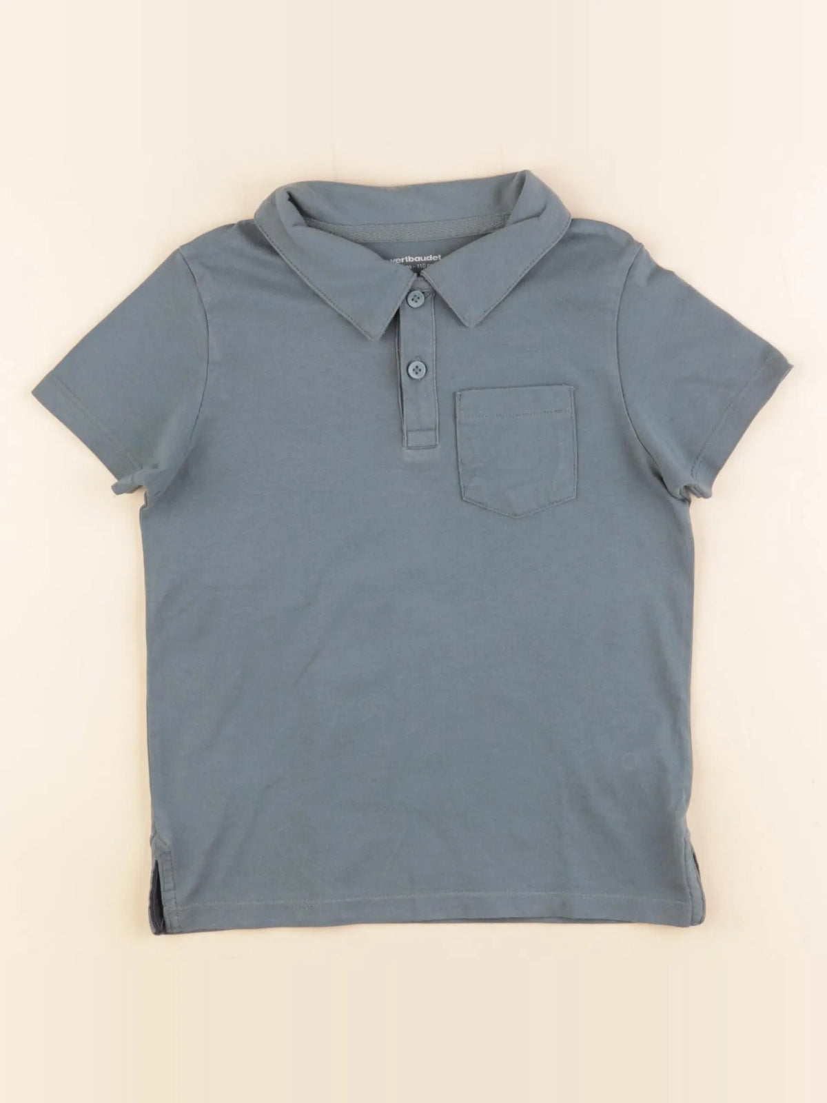 Vertbaudet - polo vert - 5 ans
