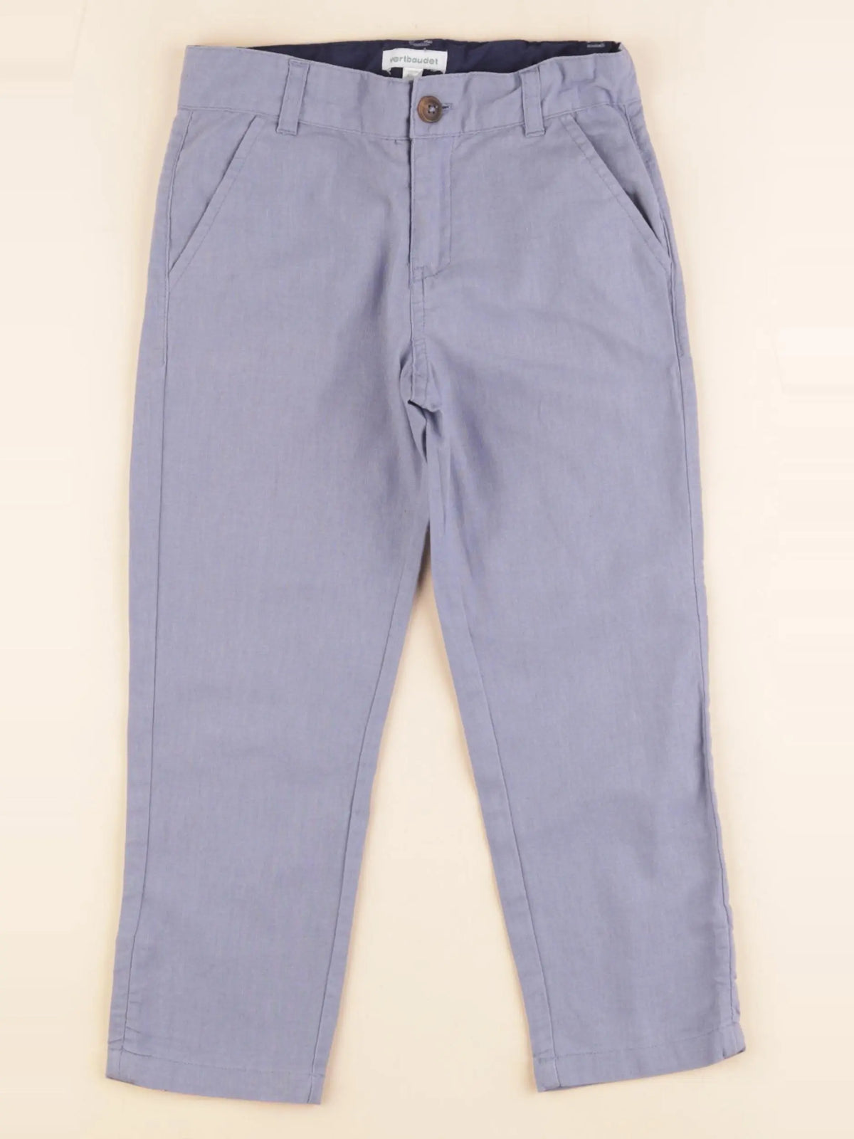 Vertbaudet - pantalon bleu - 4 ans