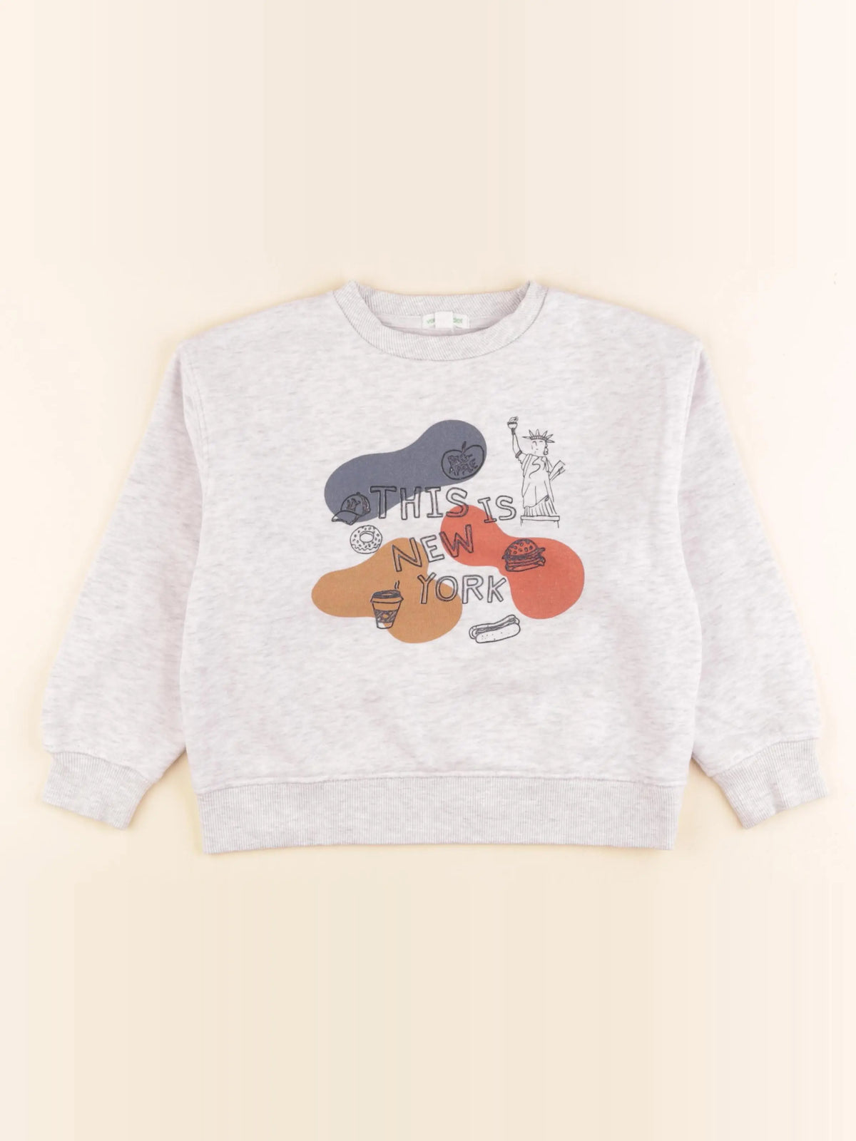 Vertbaudet - sweat gris - 5 ans
