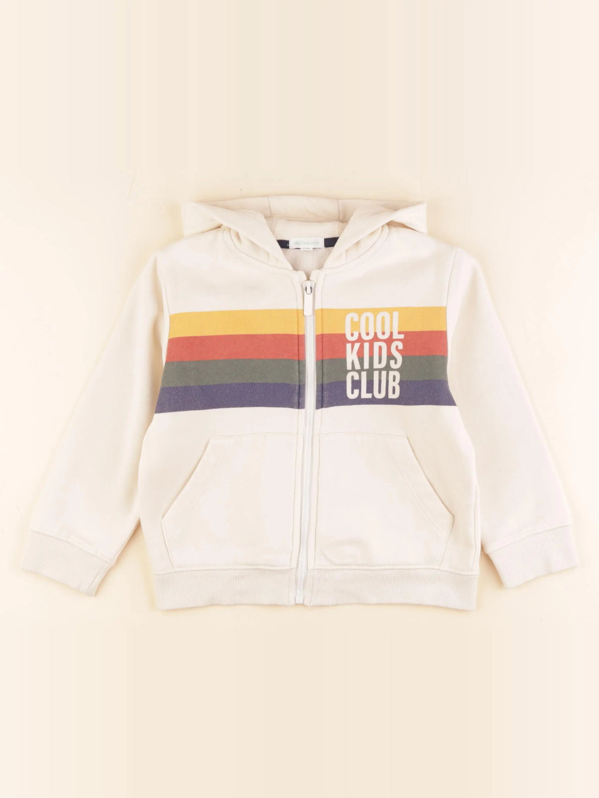 Vertbaudet - sweat beige - 5 ans