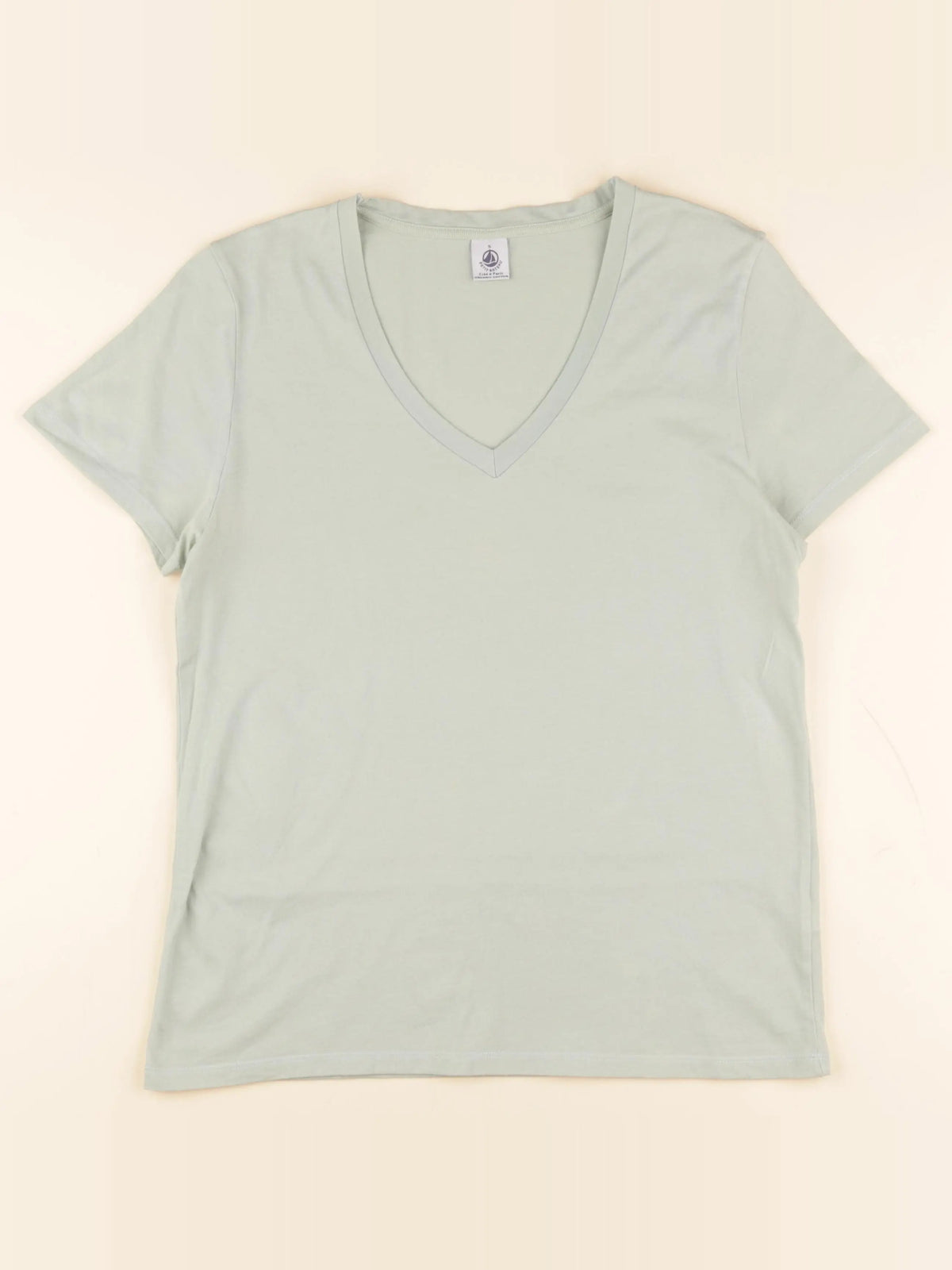 Petit Bateau - tee-shirt vert - 14 ans