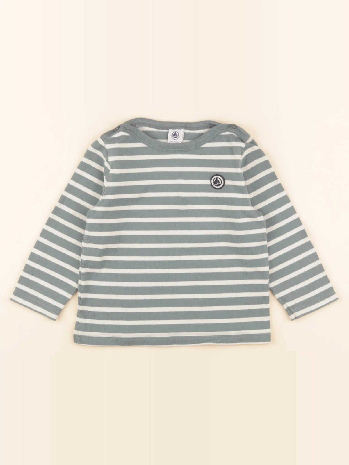 Petit Bateau - tee-shirt vert - 36 mois