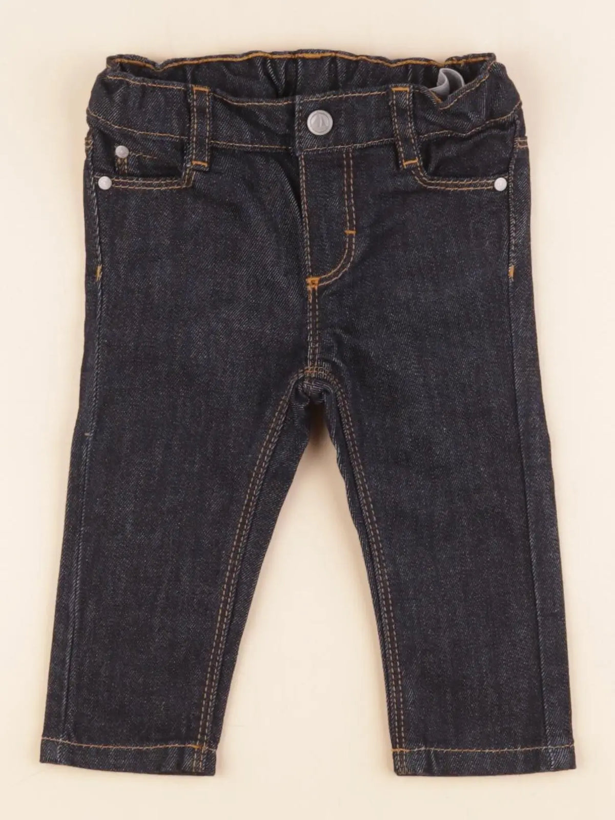 Petit Bateau - jean gris - 6 mois