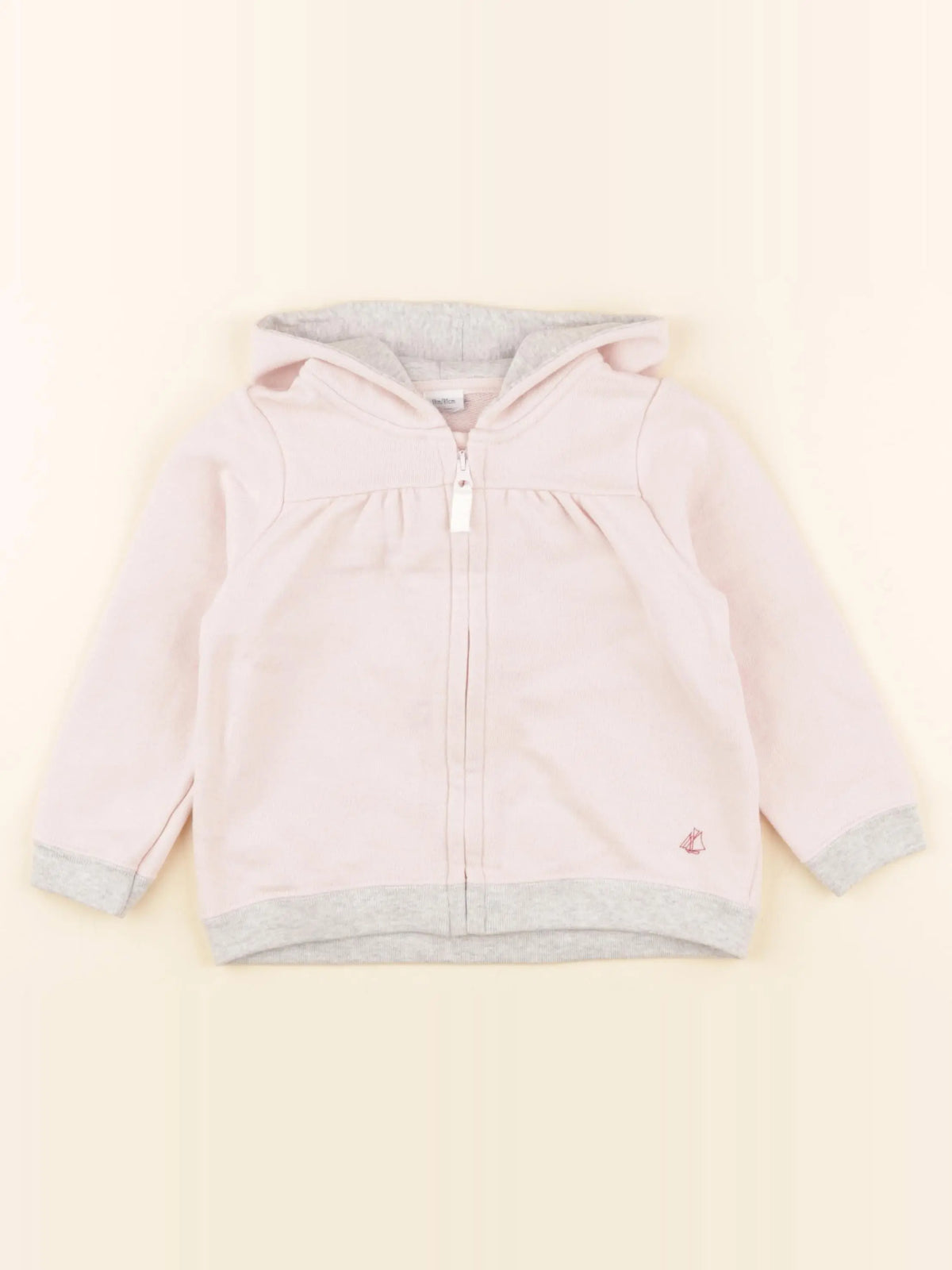 Petit Bateau - sweat rose - 18 mois