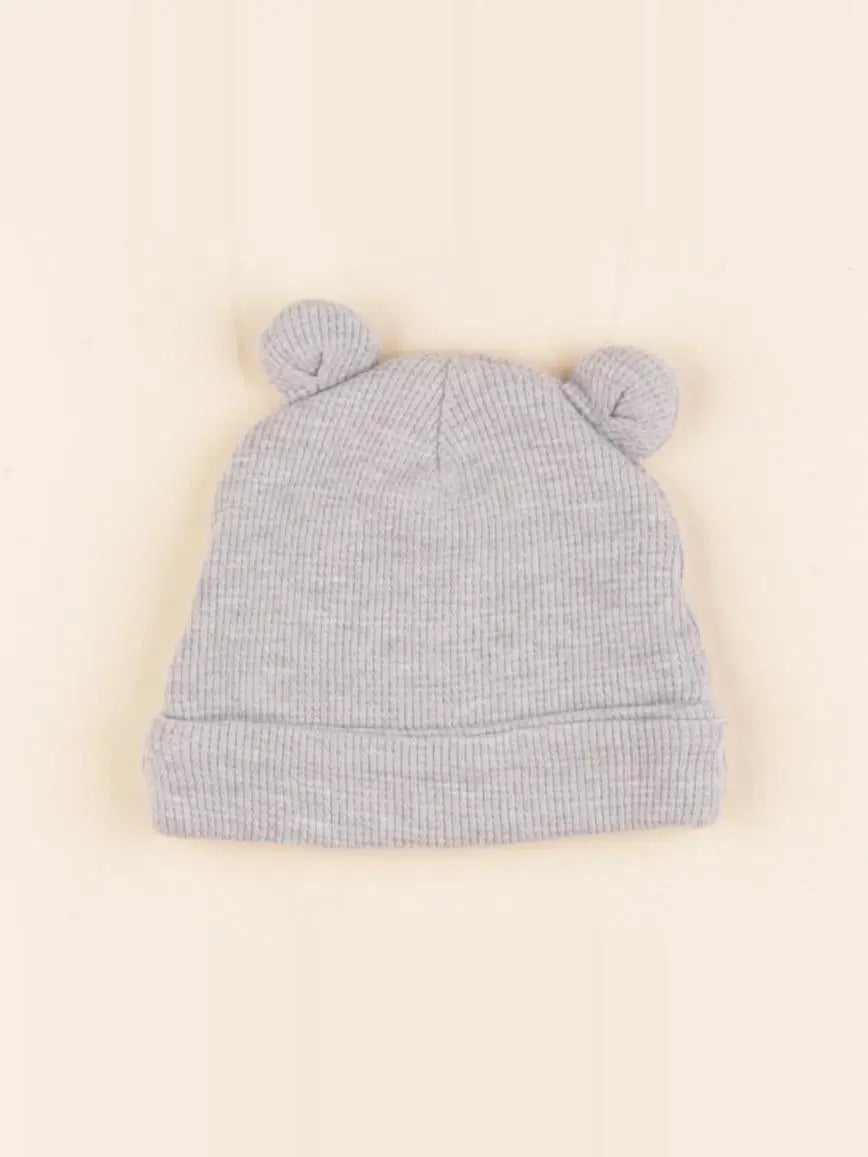 Vertbaudet - bonnet gris - 0/1 mois
