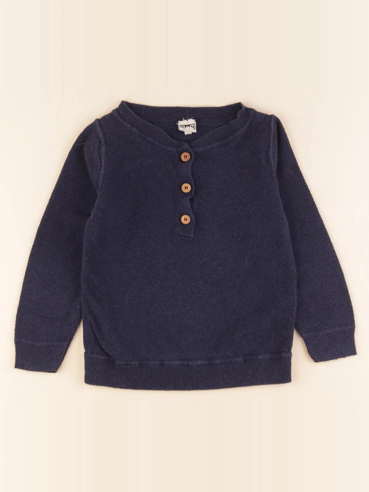 Bonton - pull bleu - 6 ans