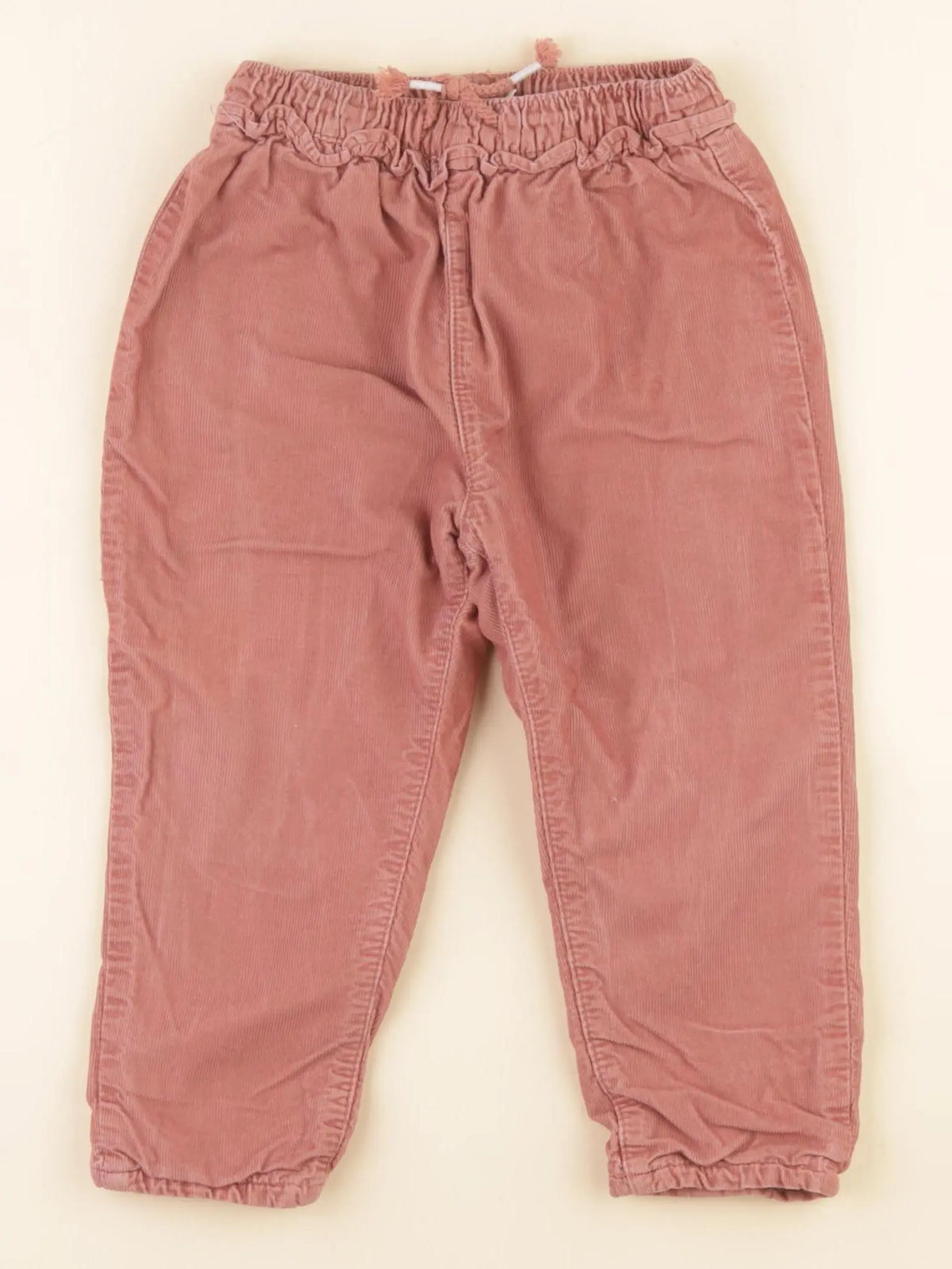H&M - pantalon rose - 12/18 mois
