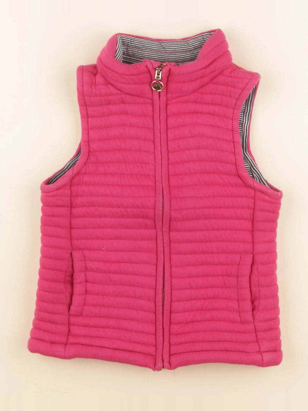 Petit Bateau - gilet rose - 6 ans