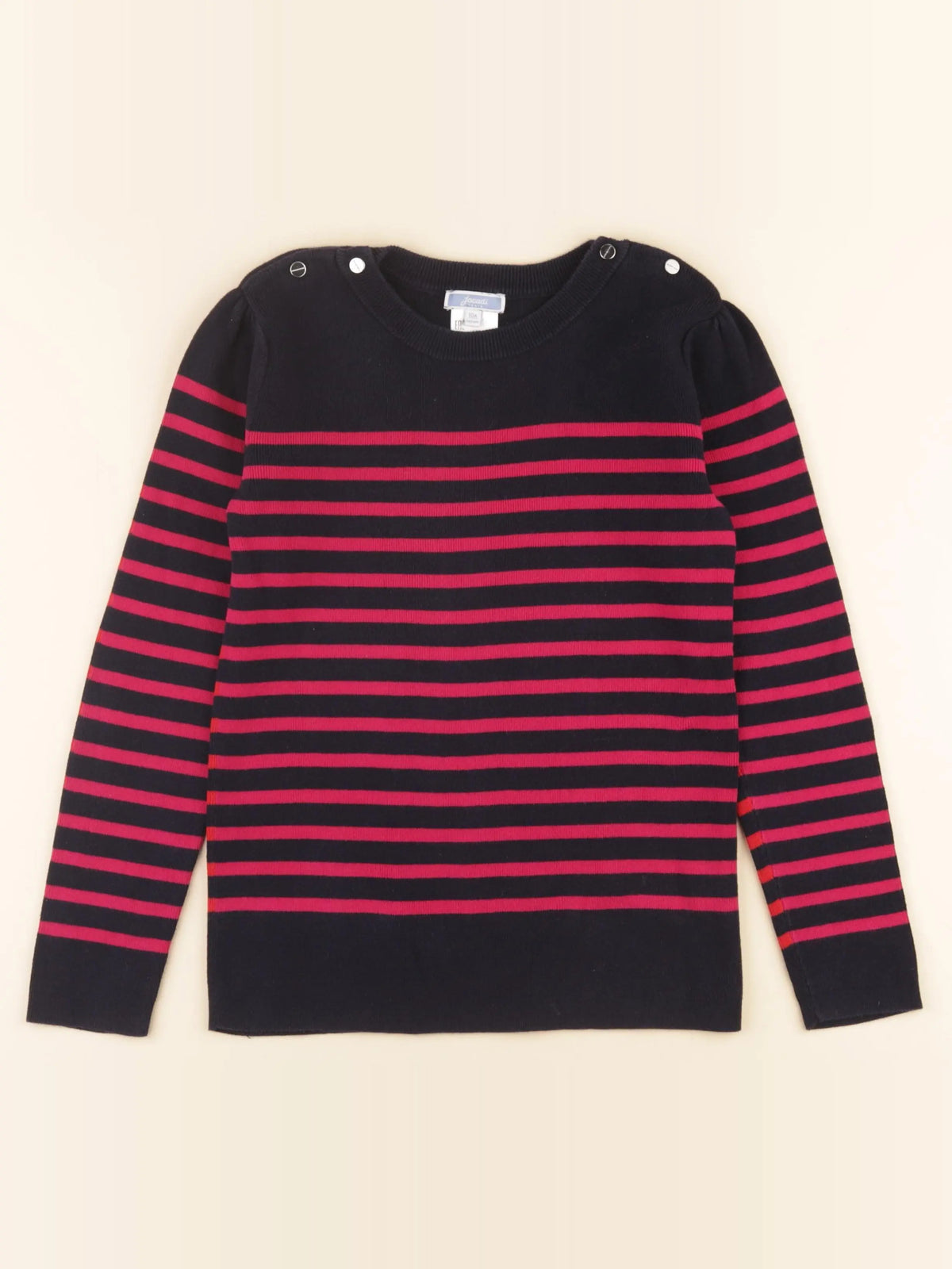 Jacadi - pull bleu - 10 ans