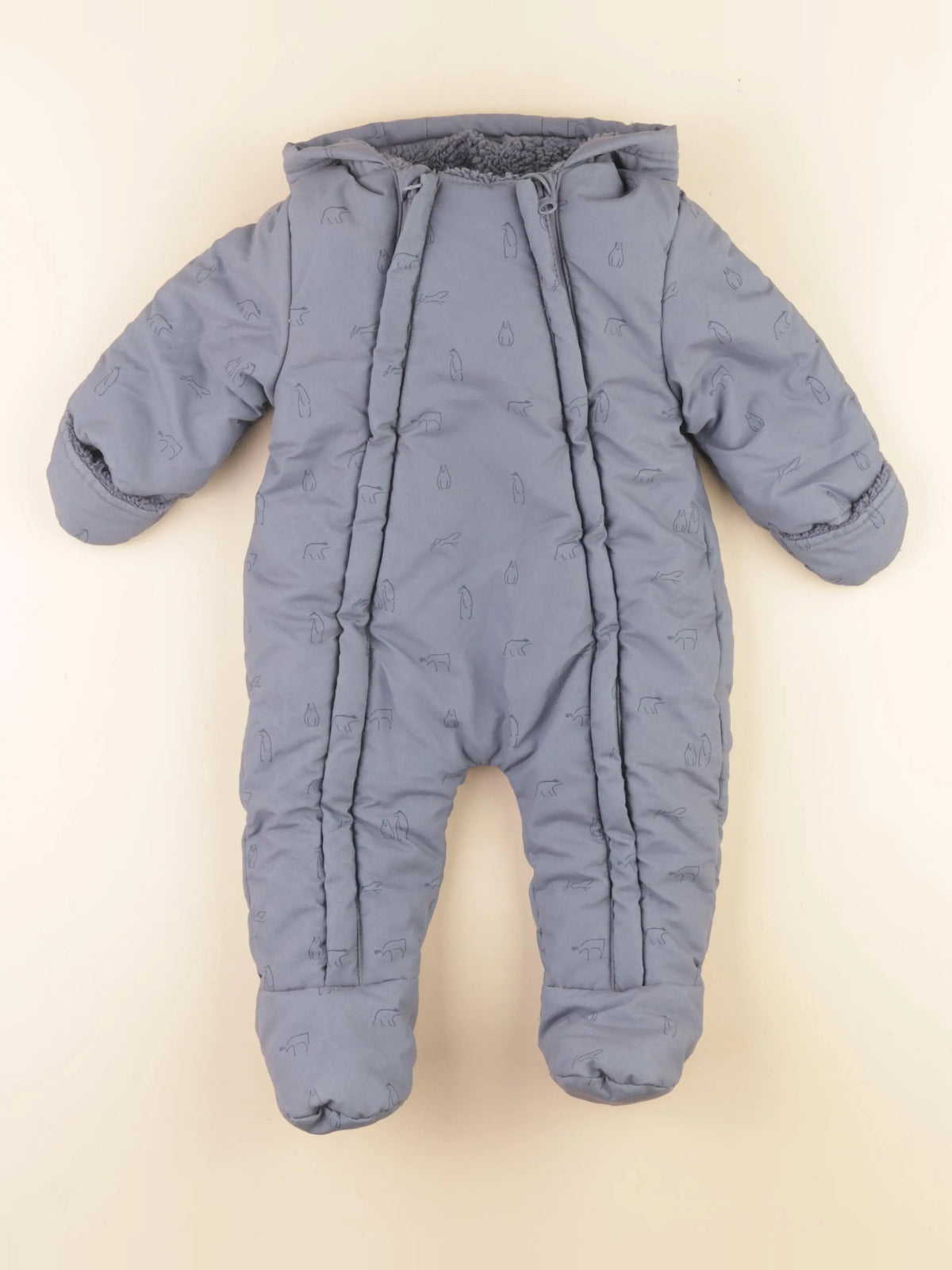 Vertbaudet - combi-pilote bleu - 9 mois