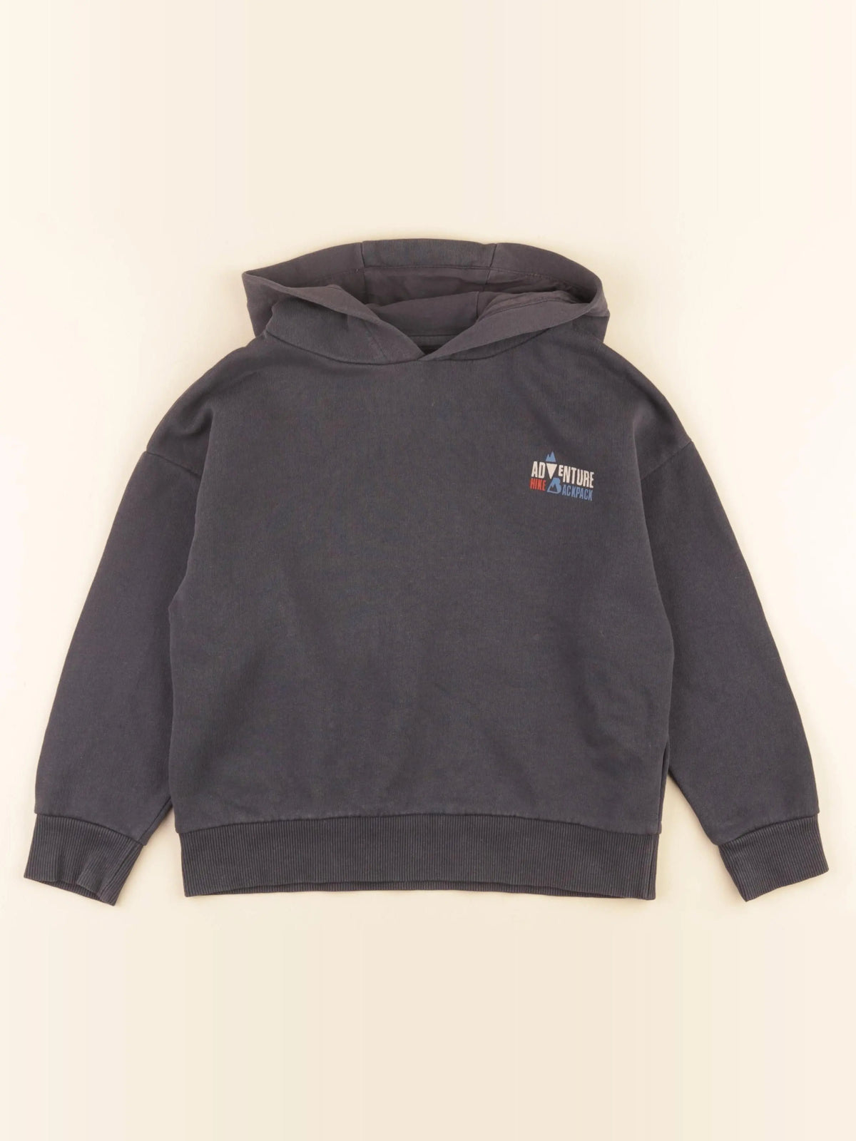 Vertbaudet - sweat gris - 8 ans