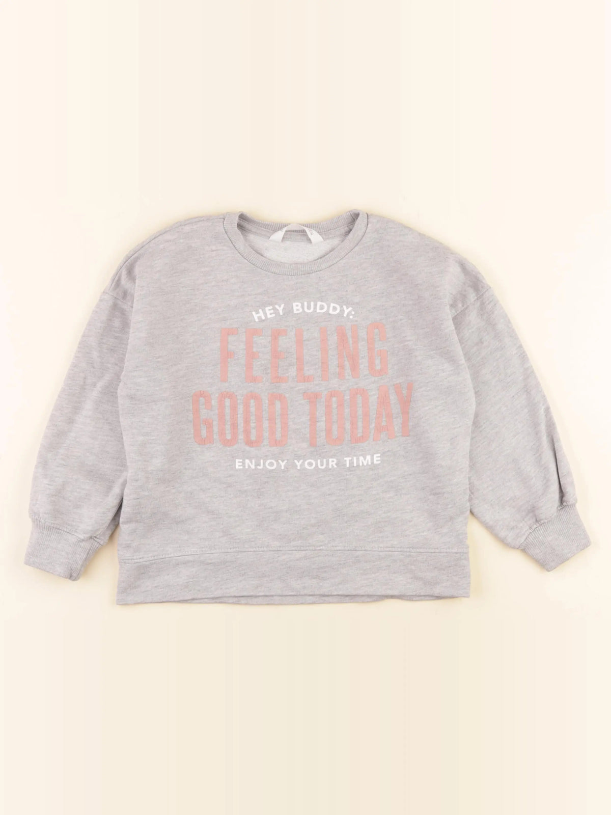 Mango - sweat gris - 5/6 ans