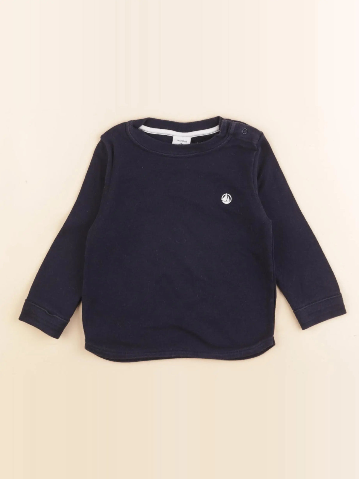 Petit Bateau - tee-shirt bleu - 18 mois