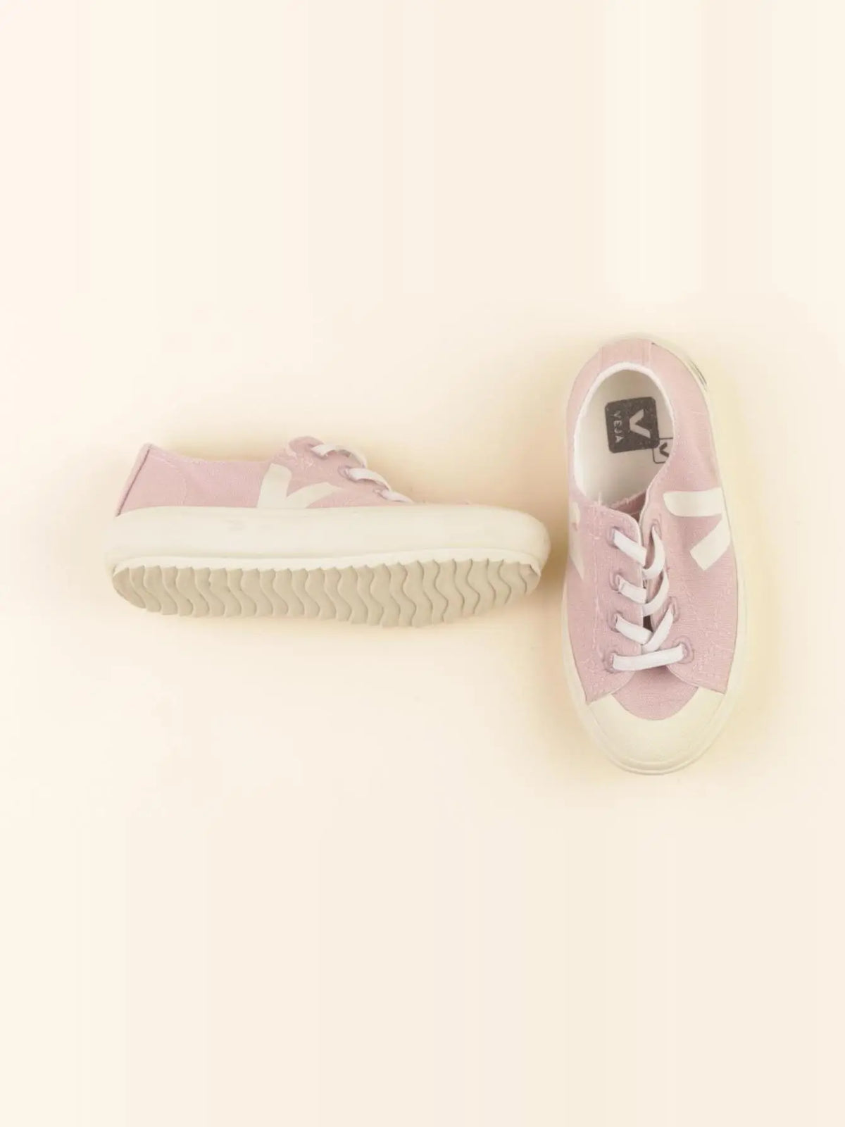 Veja - tennis élastiqué rose - pointure 26