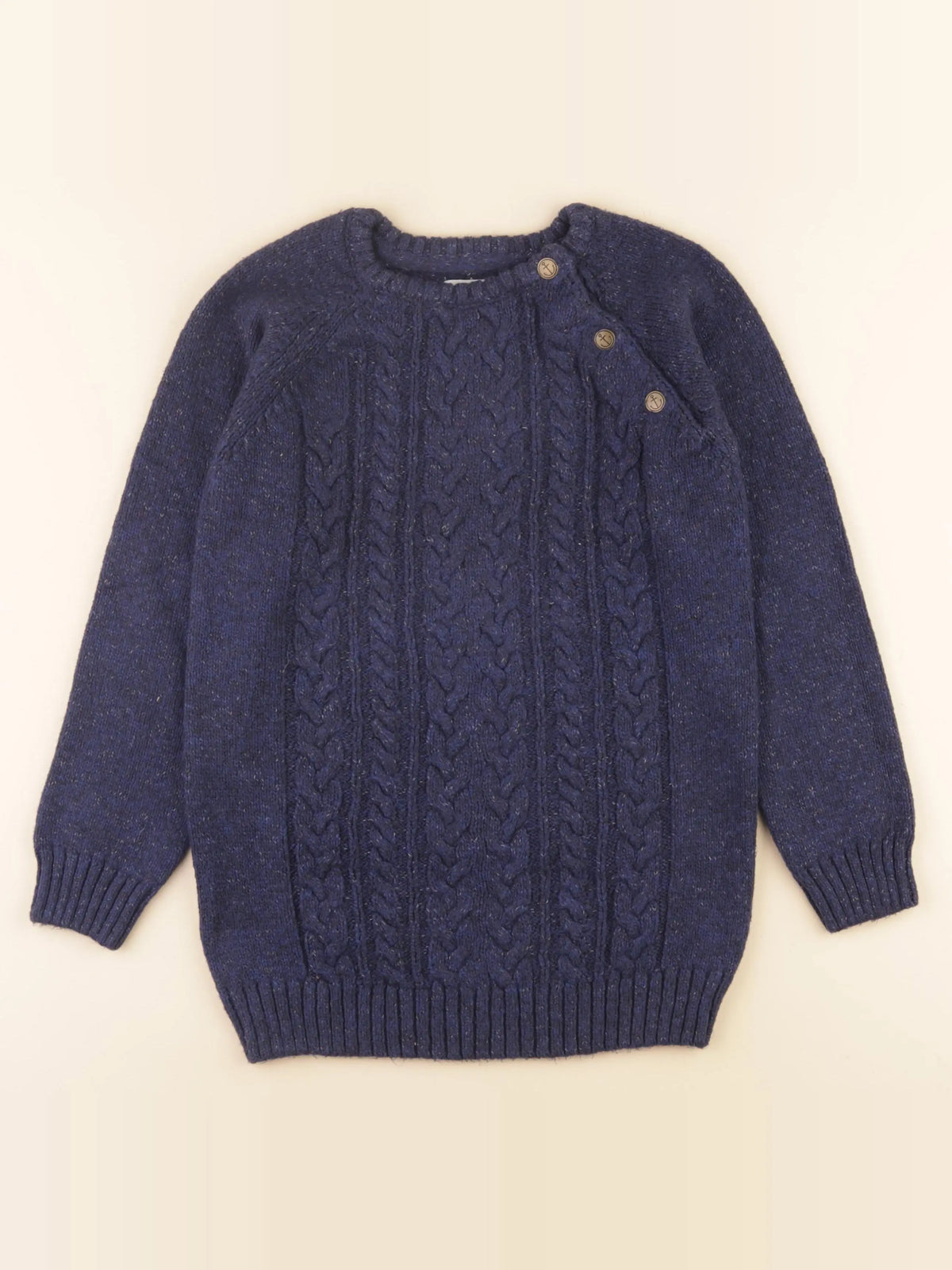 Vertbaudet - pull bleu - 10 ans