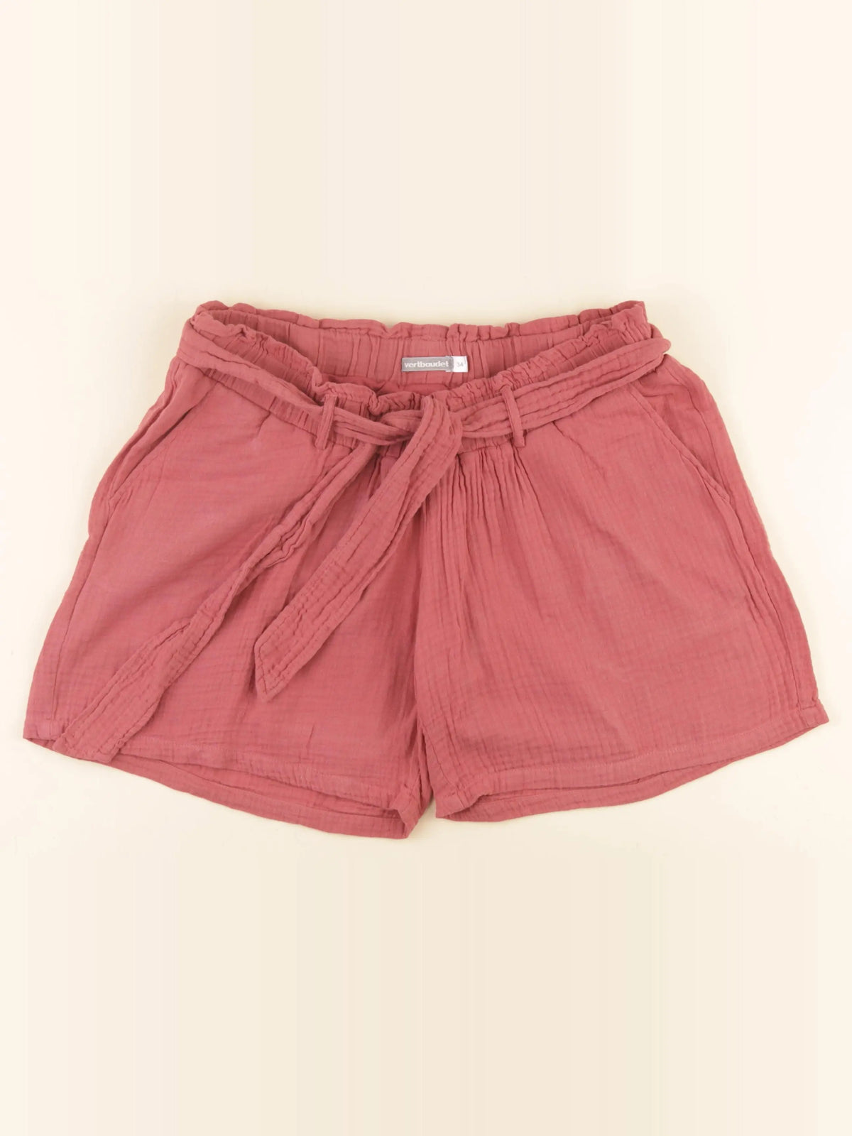 Vertbaudet - short grossesse rose - 34
