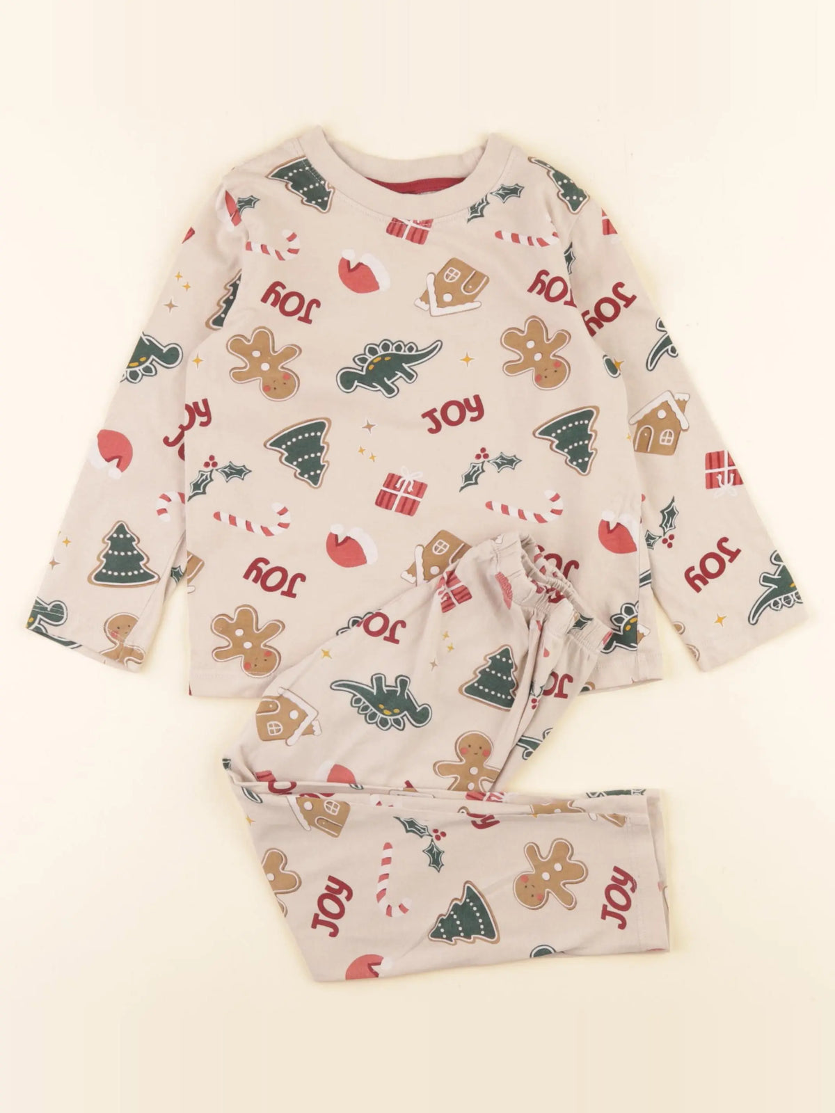 H&M - pyjama coton marron - 2/4 ans