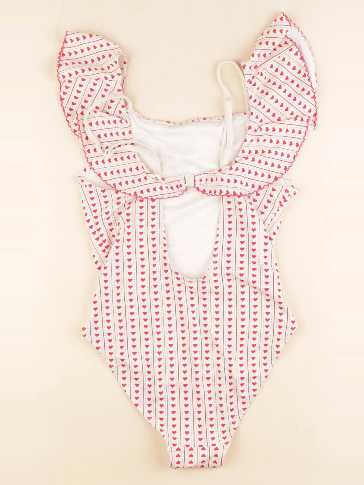 Zara - maillot de bain beige - 13/14 ans