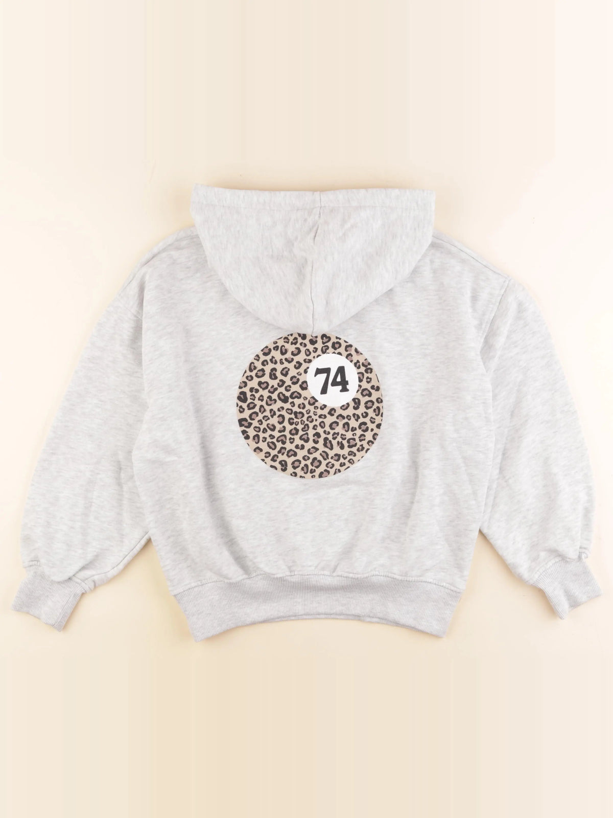 Zara - sweat imprimé au dos gris - 11/12 ans