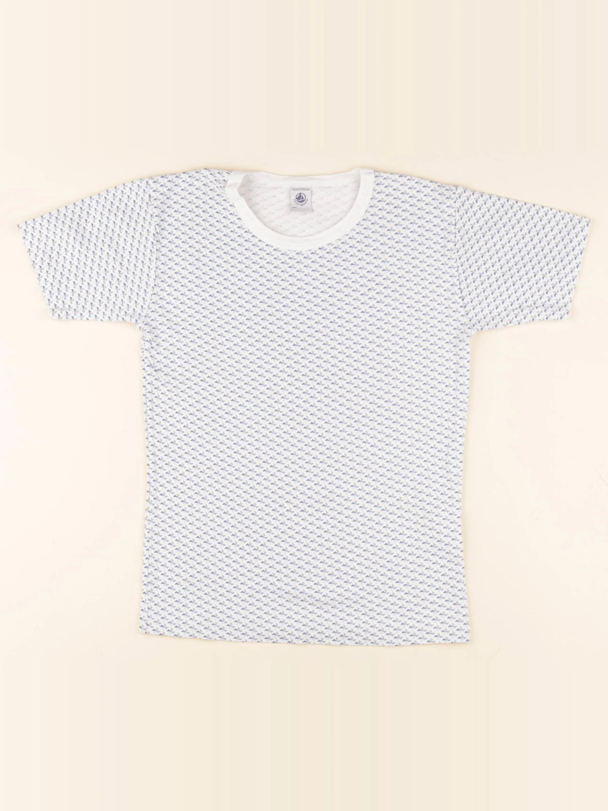 Petit Bateau - maillot de corps bleu - 12 ans