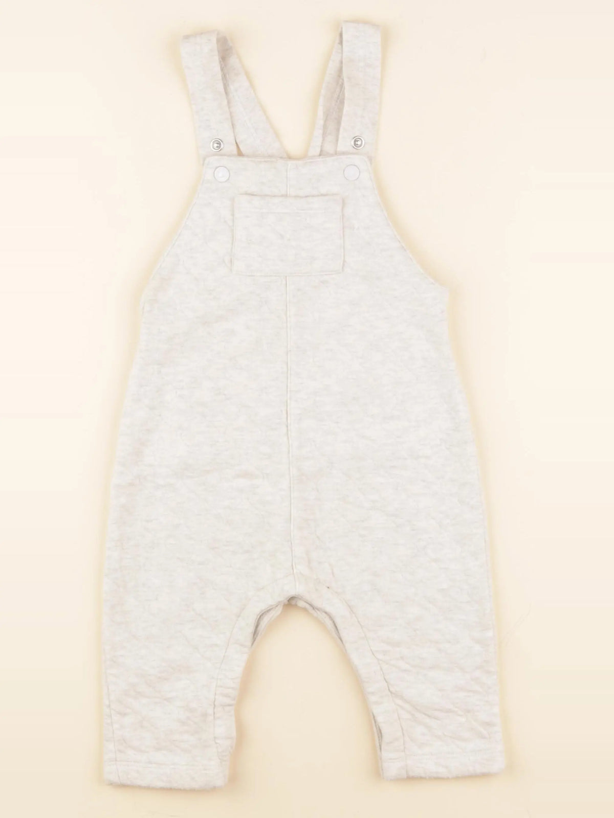 Petit Bateau - salopette gris - 18 mois