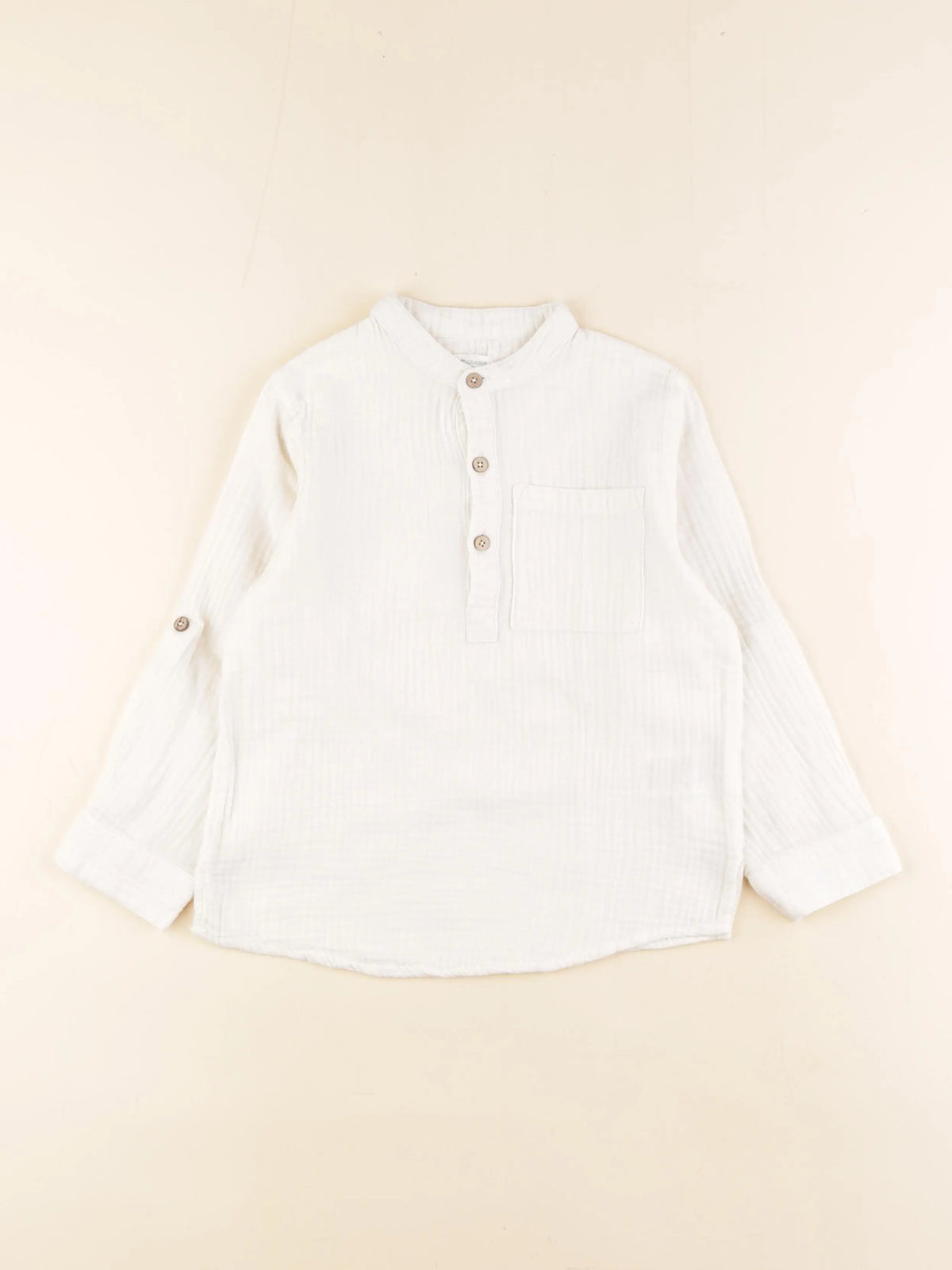 Vertbaudet - chemise blanc - 6 ans