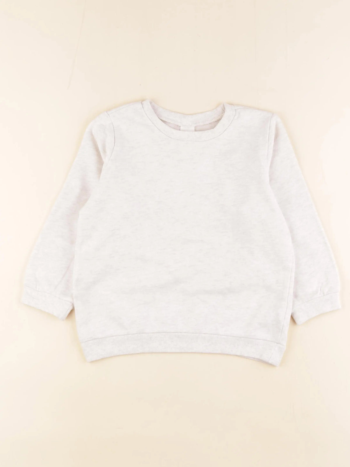 H&M - sweat beige - 3/4 ans