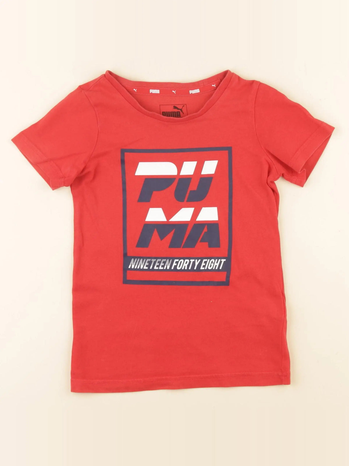 Puma - tee-shirt rouge - 4 ans