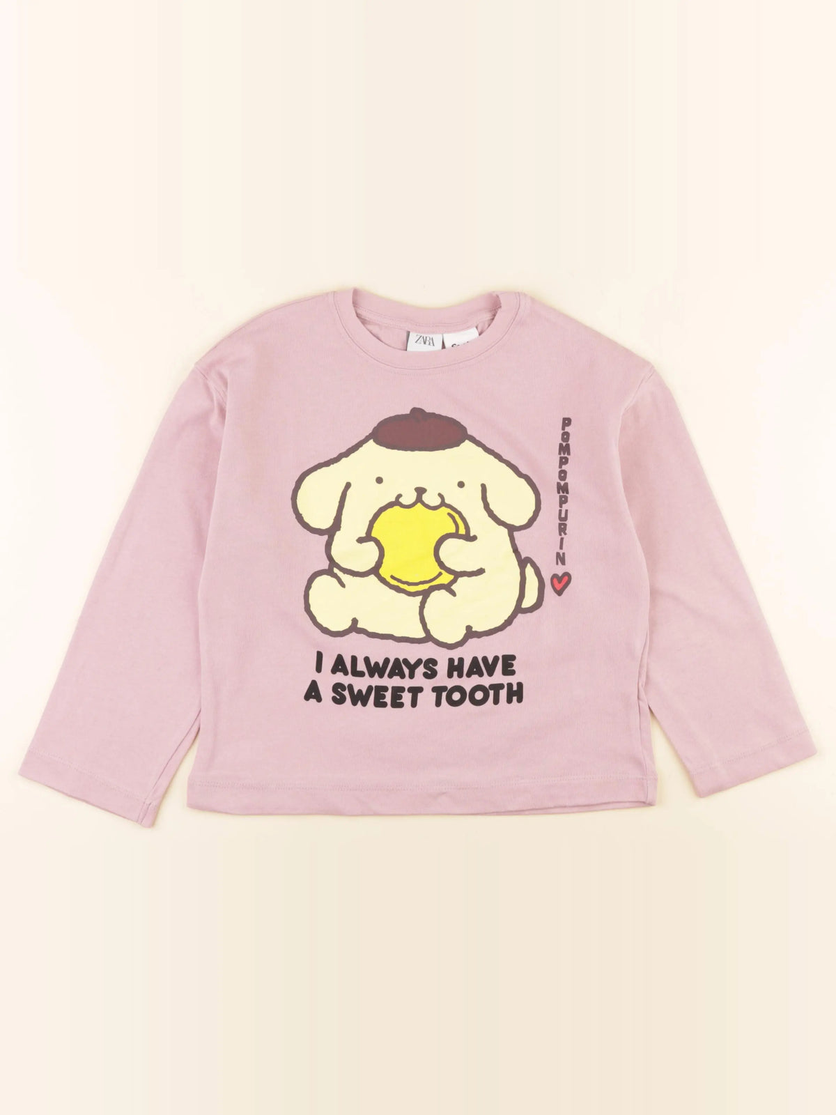 Zara - tee-shirt imprimé au dos rose - 8/9 ans