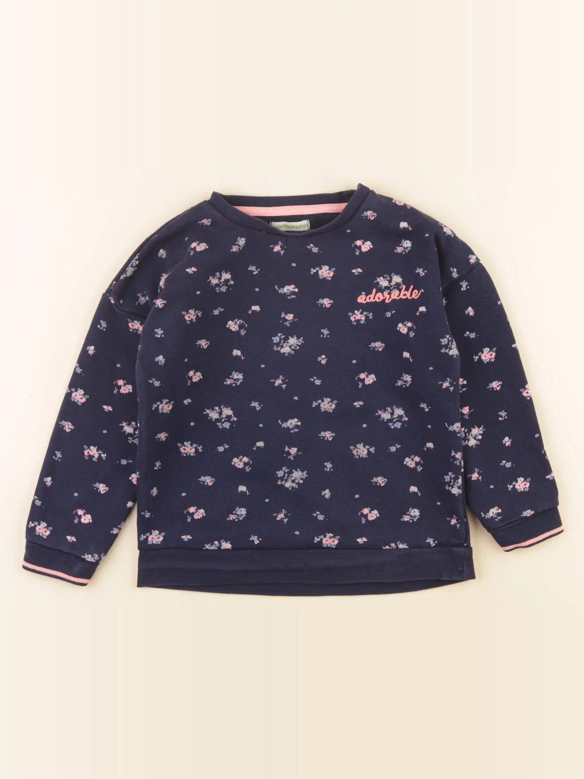 Vertbaudet - sweat bleu - 5 ans