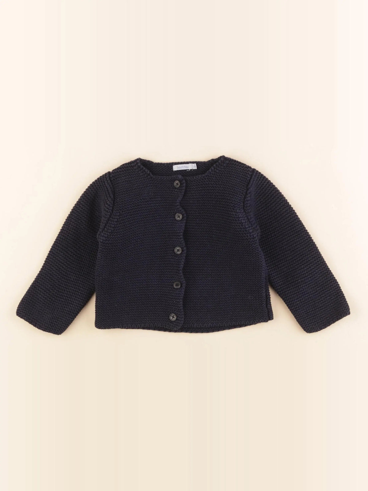 Boutchou - gilet bleu - 12 mois