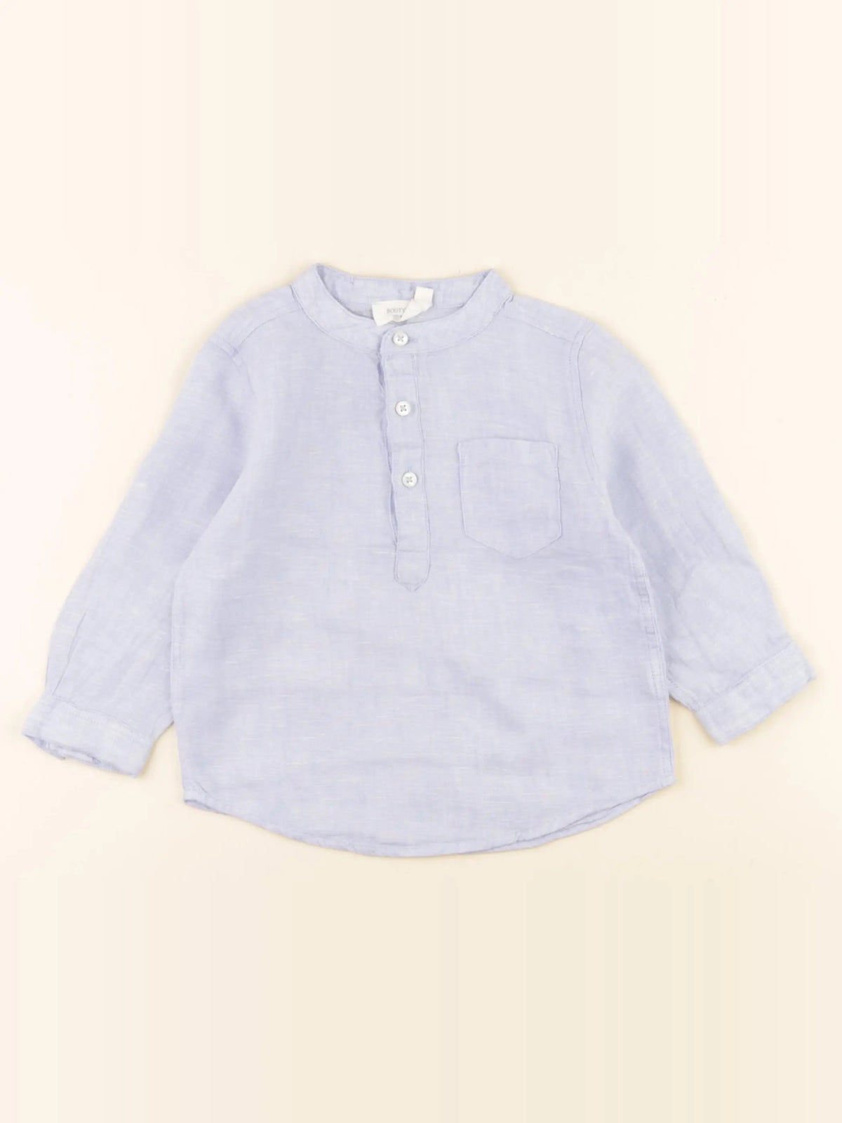 Boutchou - blouse bleu - 12 mois