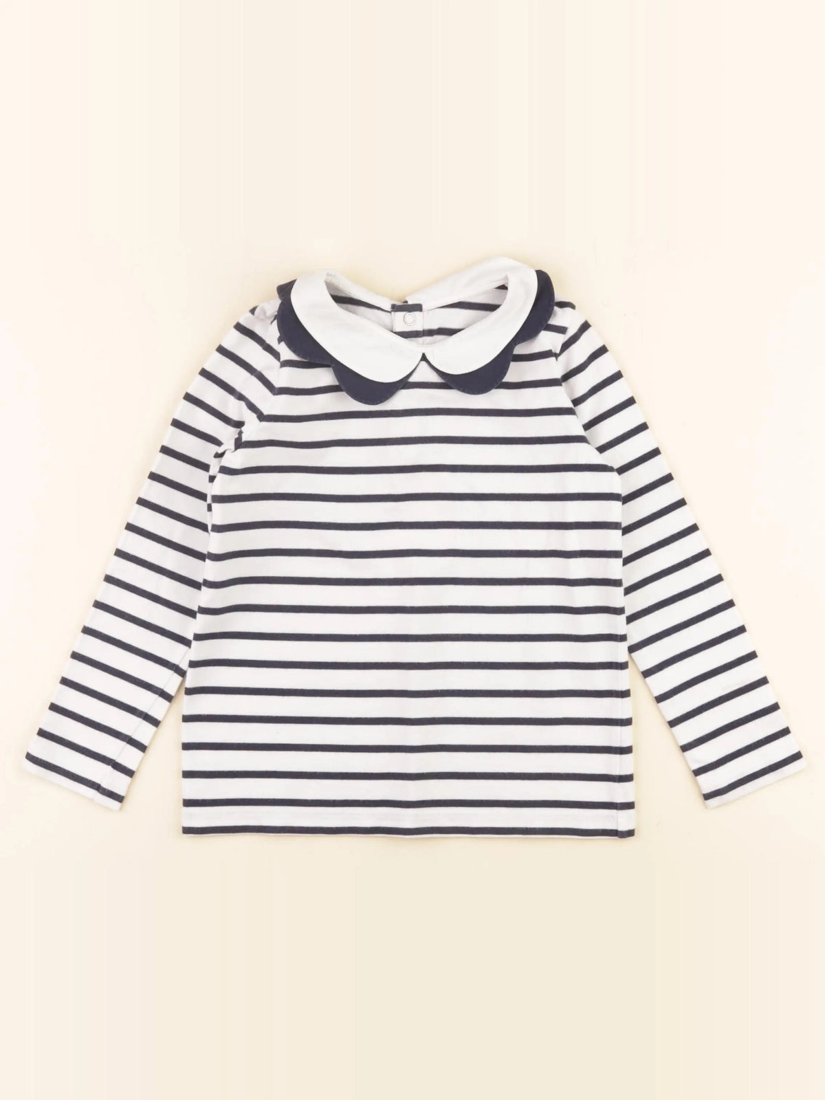 Jacadi - tee-shirt bleu, blanc - 4 ans