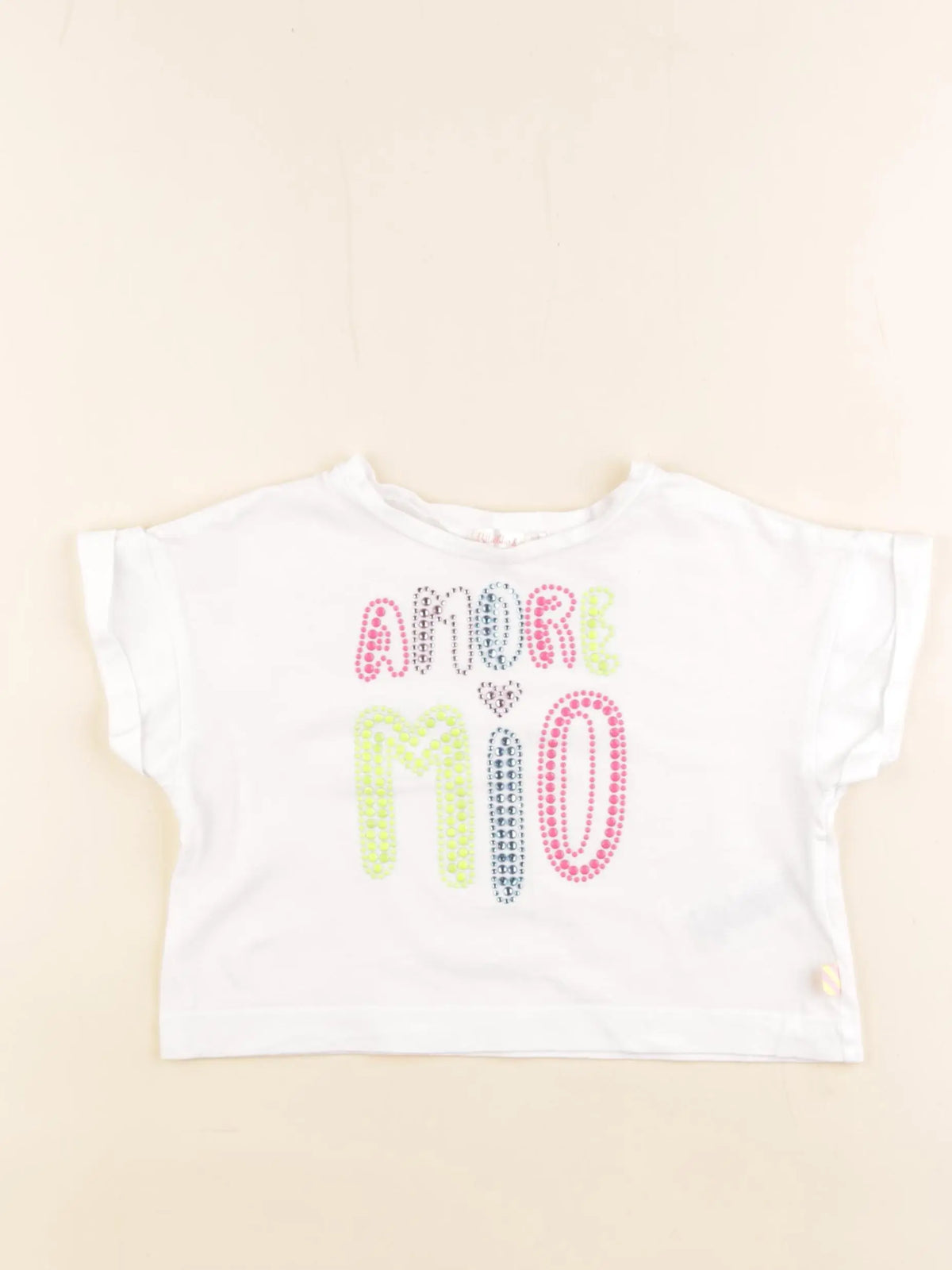 Billie Blush - tee-shirt blanc - 4 ans