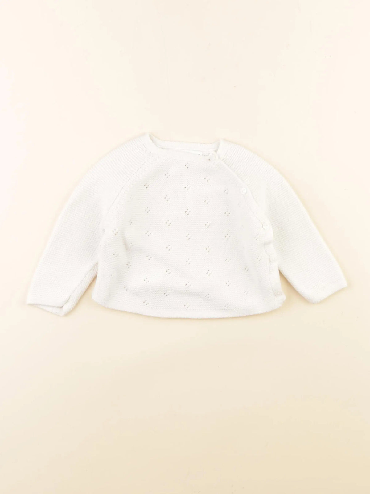 Zara - pull beige - 3/6 mois