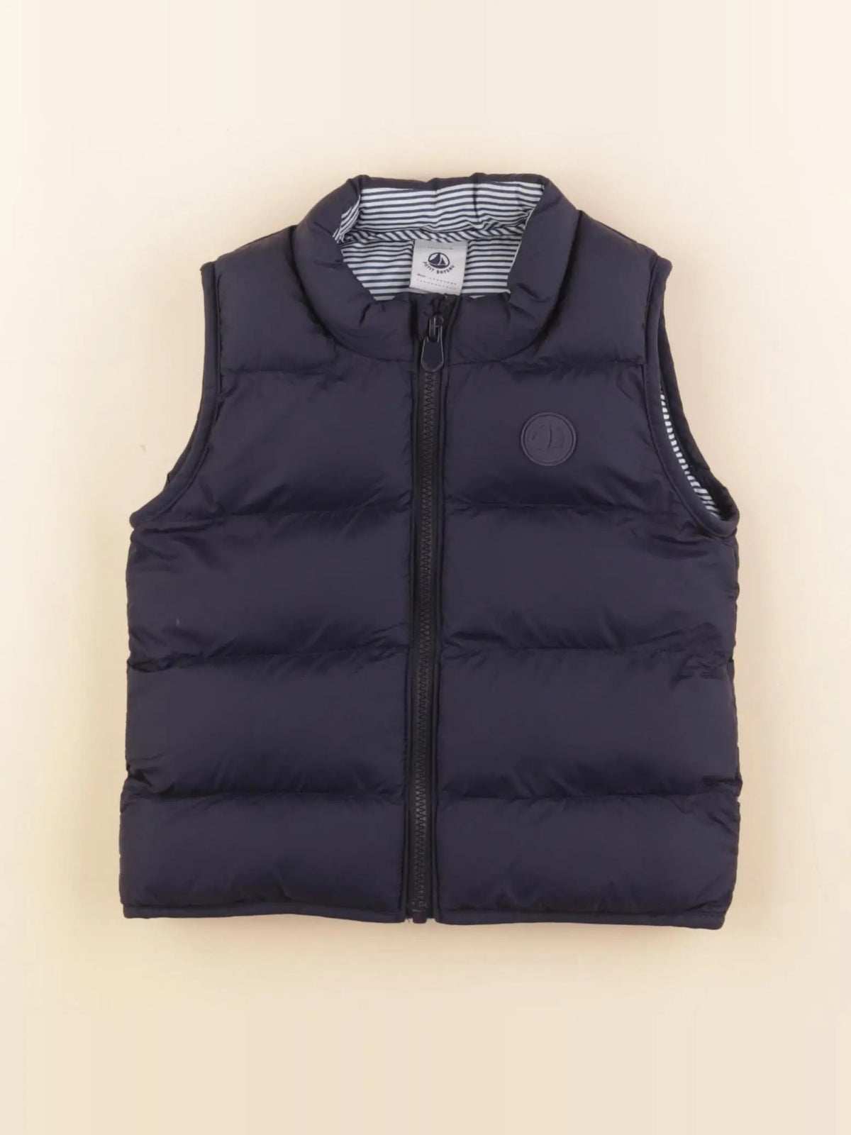 Petit Bateau - doudoune bleu - 12 mois