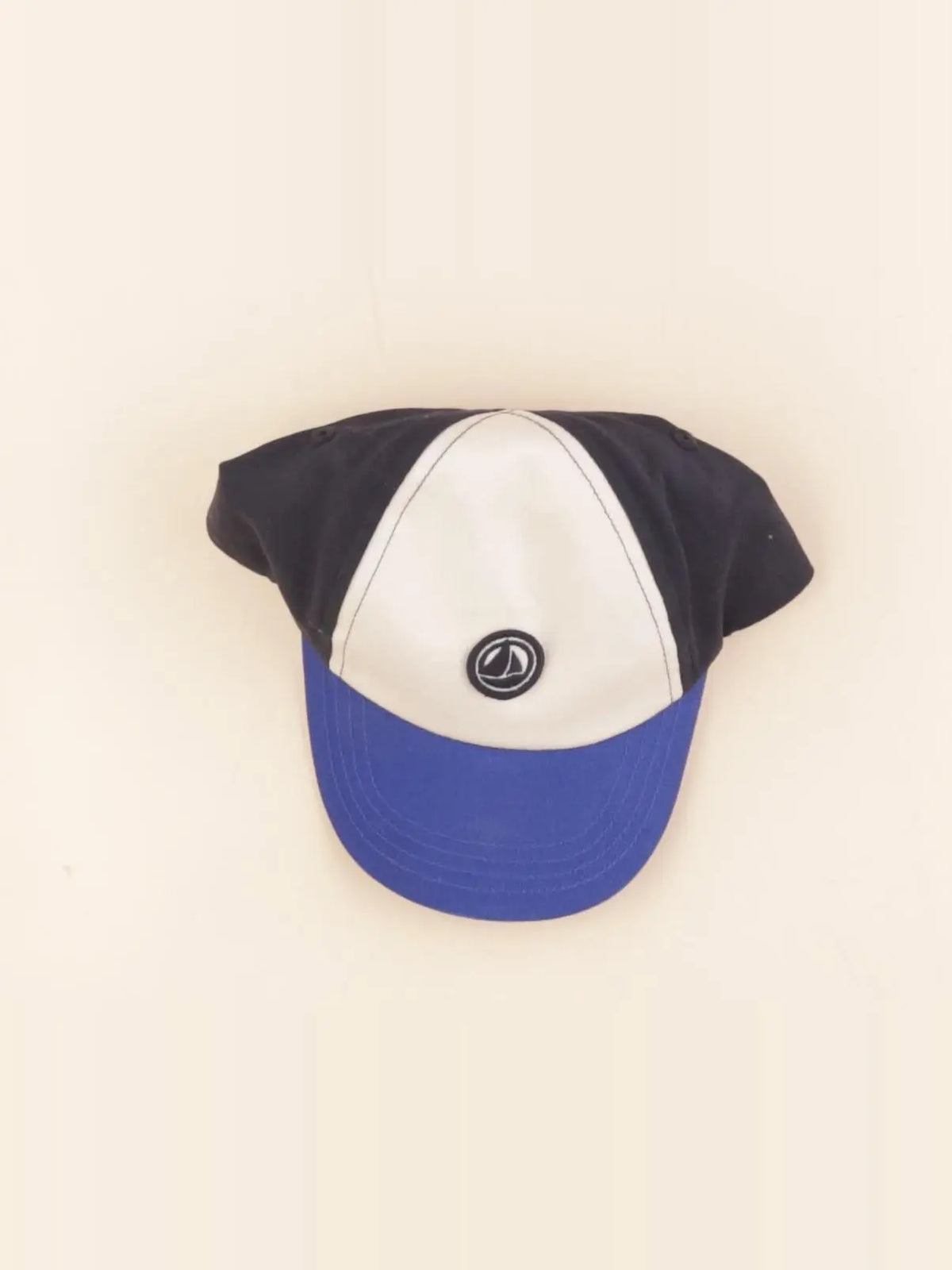 Petit Bateau - casquette bleu, blanc - 3/6 mois