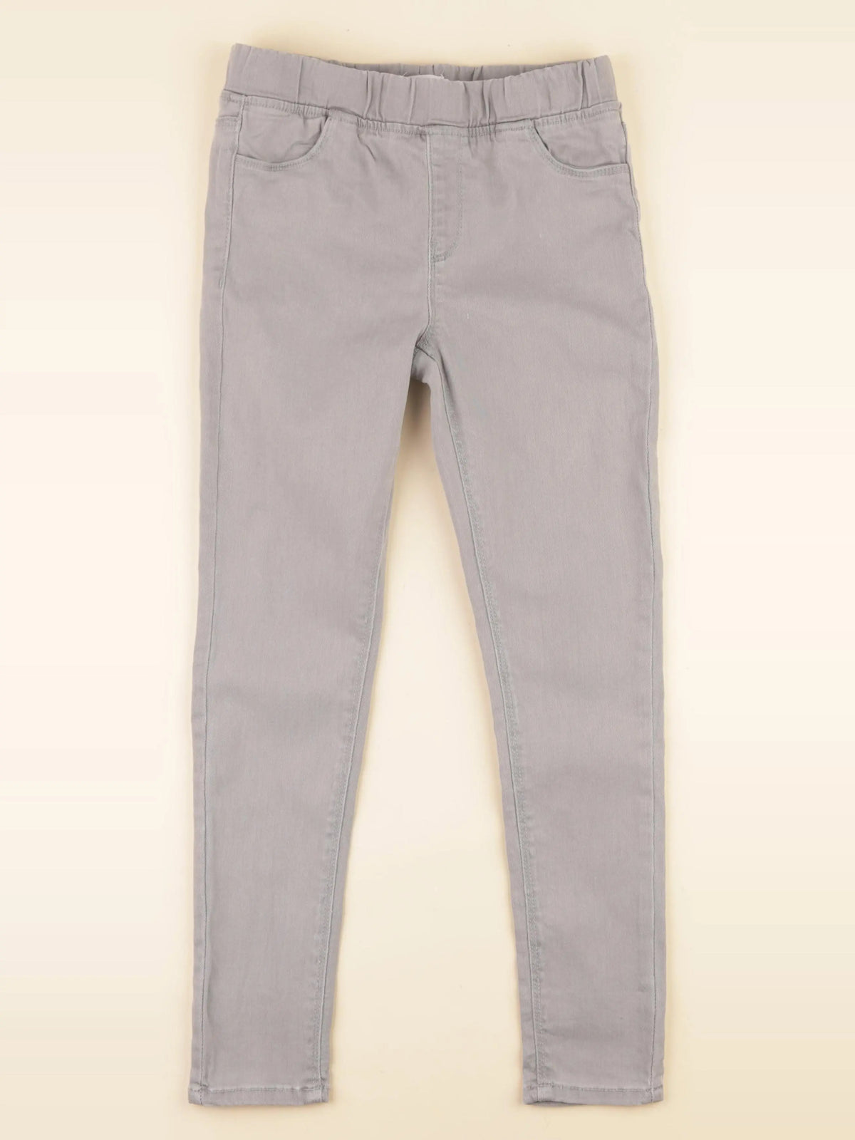 Vertbaudet - jegging gris - 10 ans