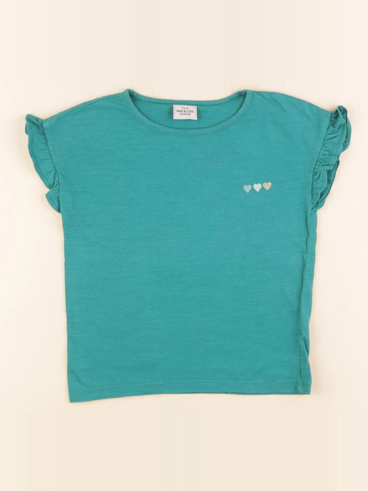 Tape à l'oeil - tee-shirt vert - 3 ans
