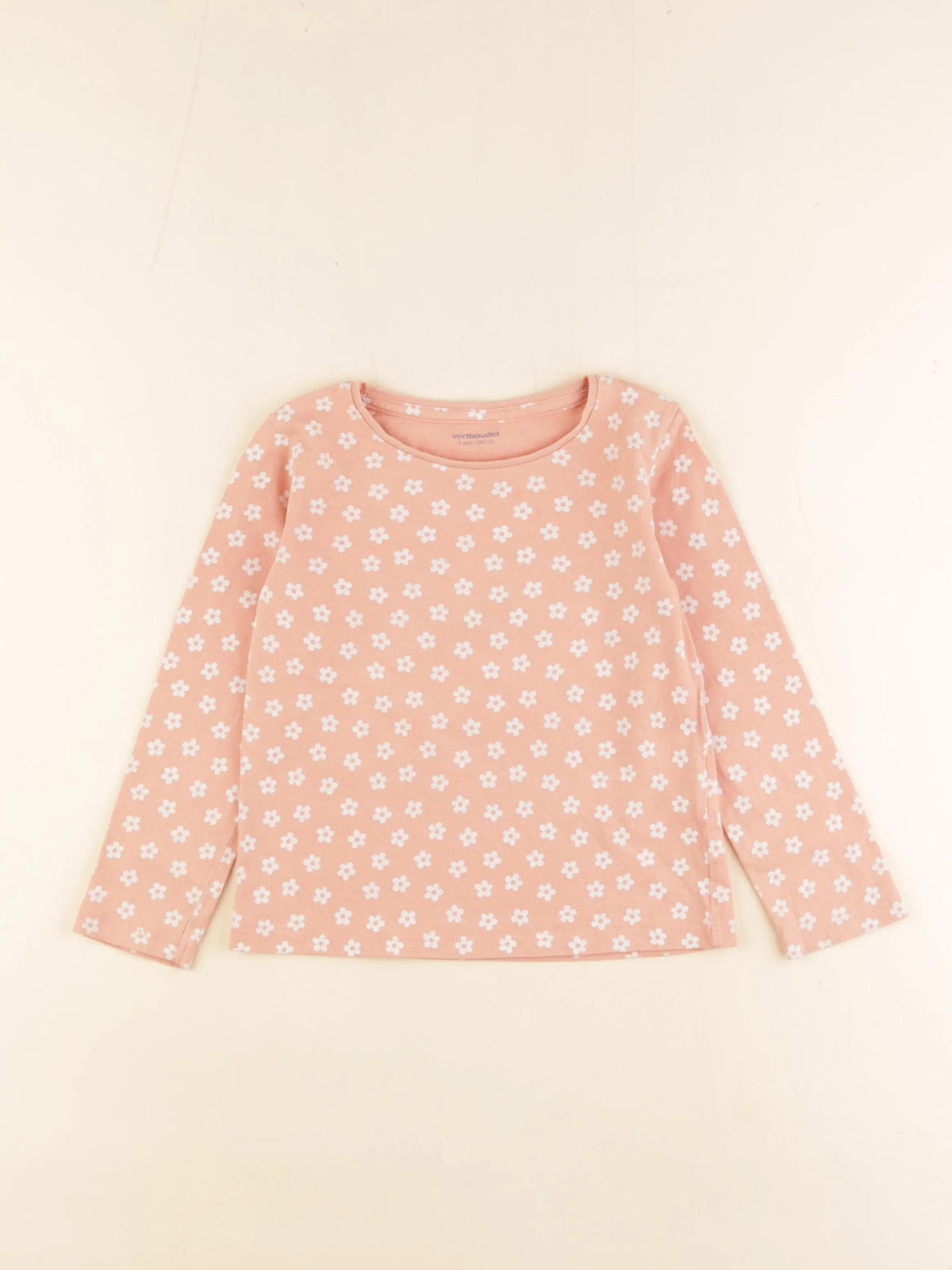 Vertbaudet - tee-shirt rose - 4 ans