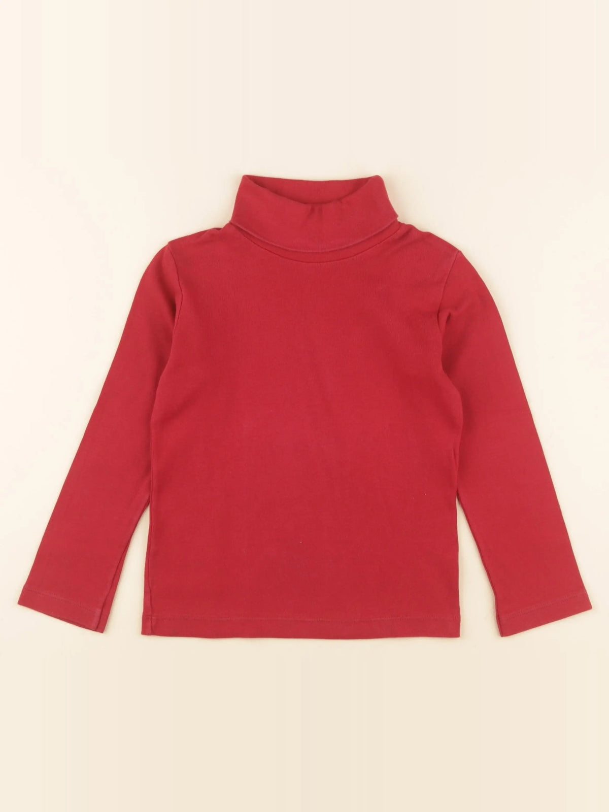 Petit Bateau - sous-pull rouge - 5 ans