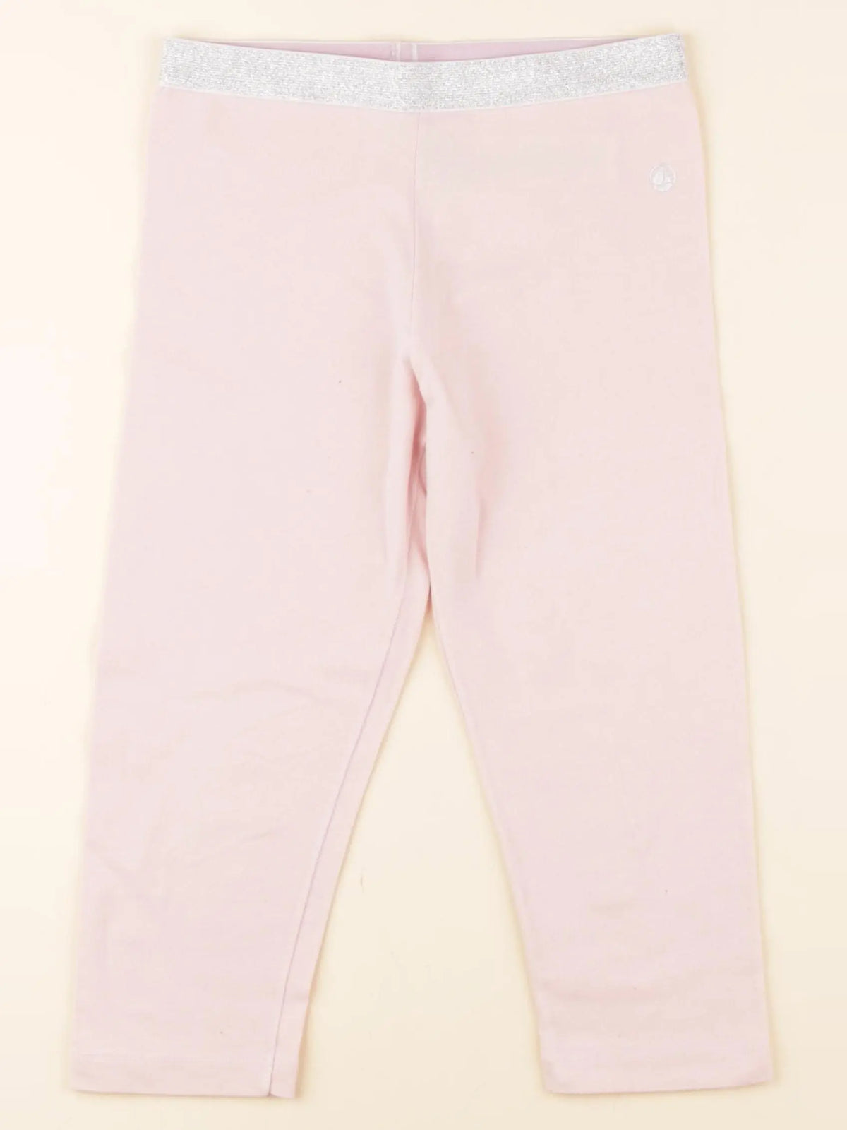 Petit Bateau - legging rose, argent - 10 ans