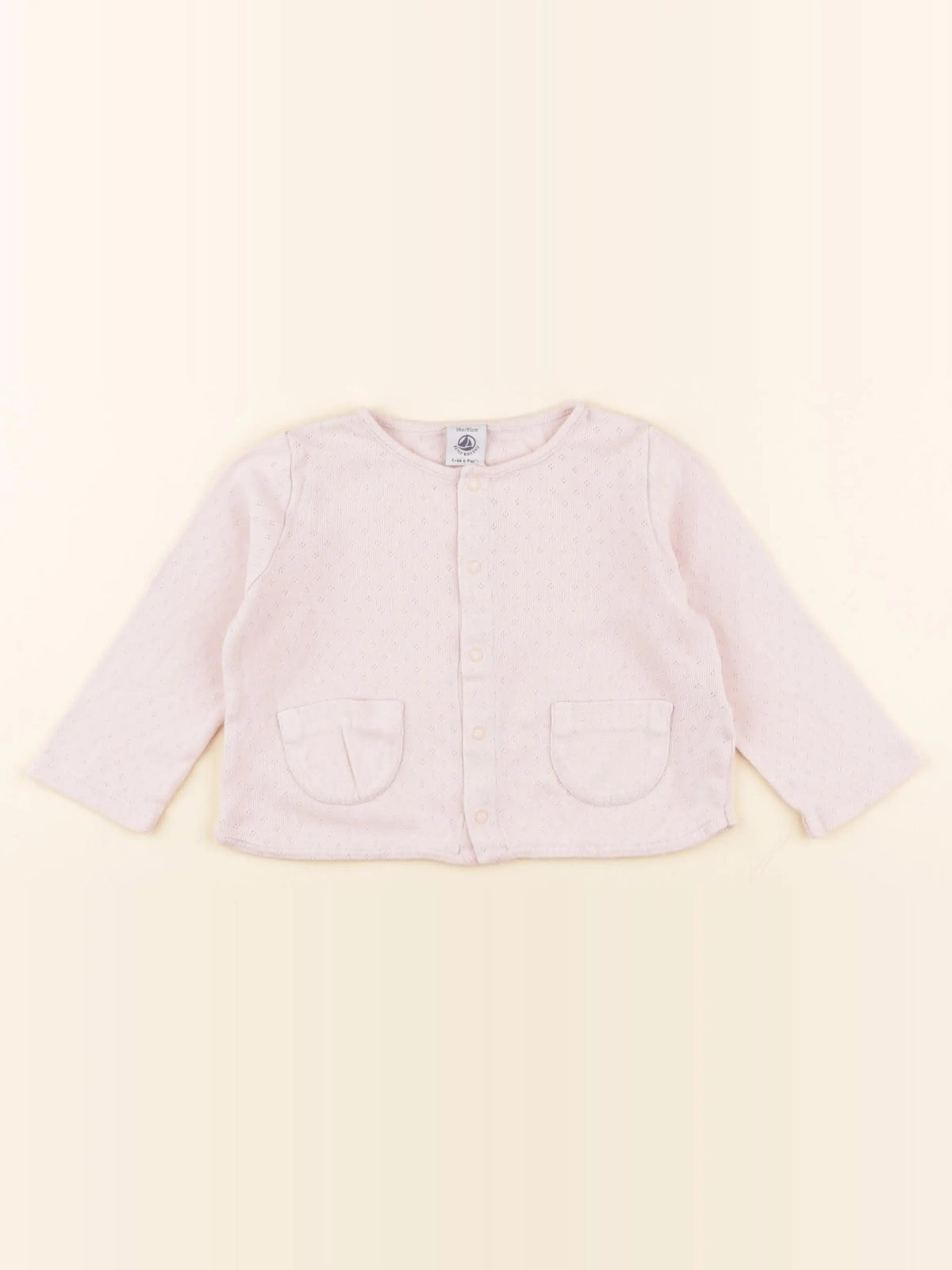 Petit Bateau - tee-shirt rose - 18 mois