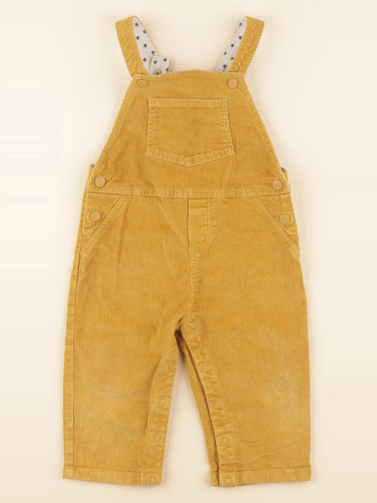 Petit Bateau - salopette jaune - 12 mois