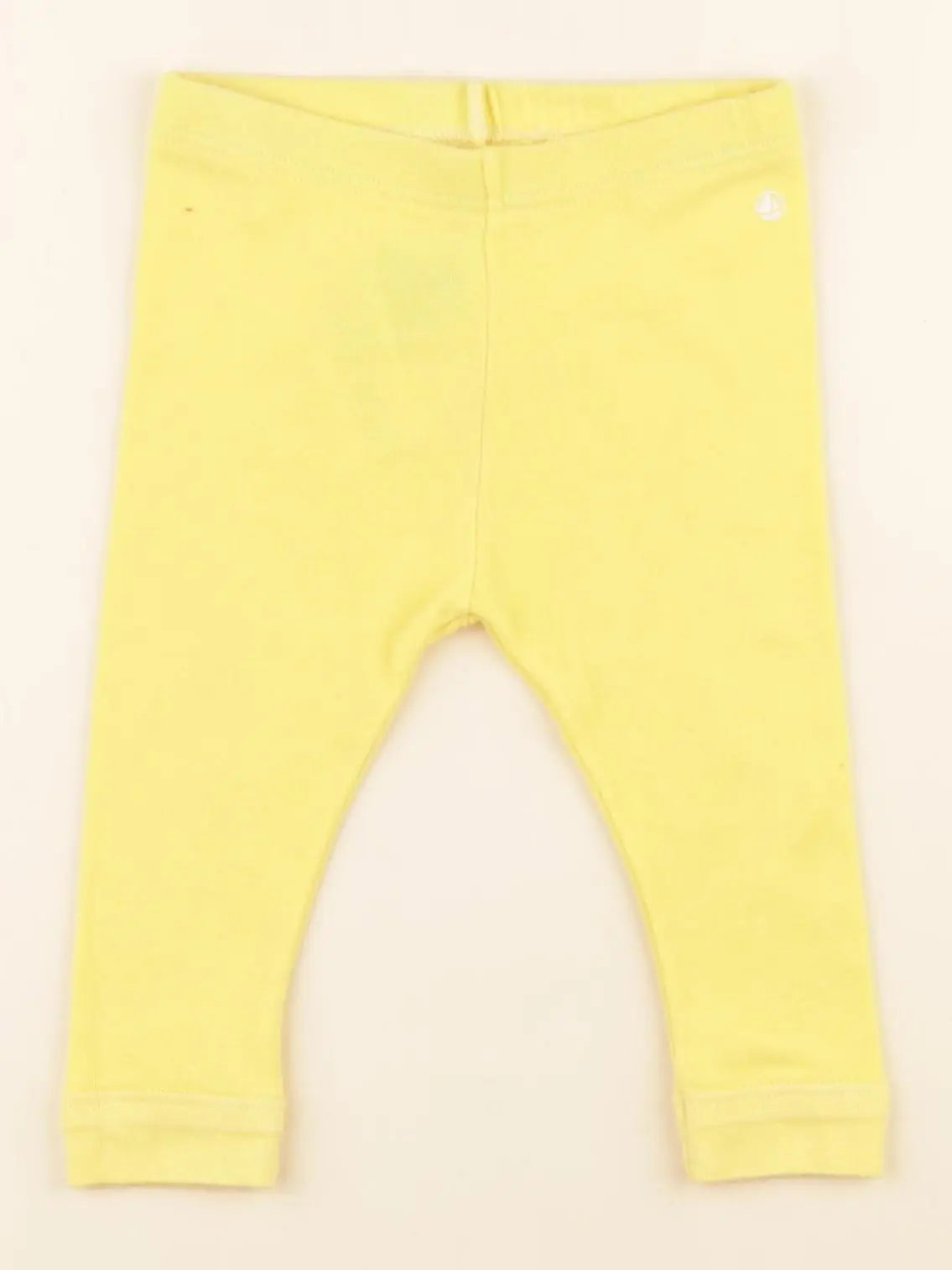 Petit Bateau - legging jaune - 6 mois