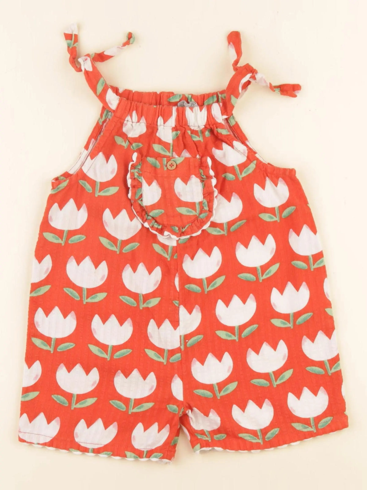 Boutchou - combinaison rouge - 2 ans