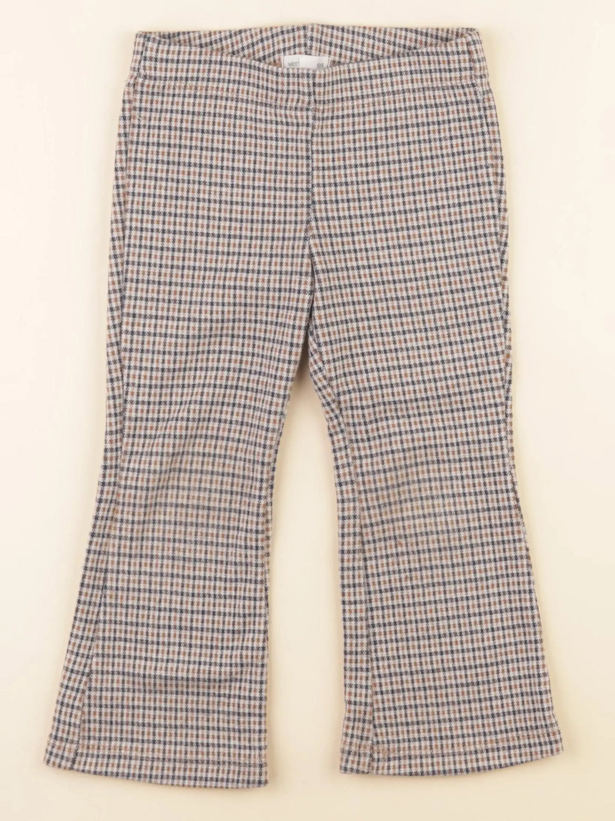 Vertbaudet - pantalon marron, beige - 3 ans