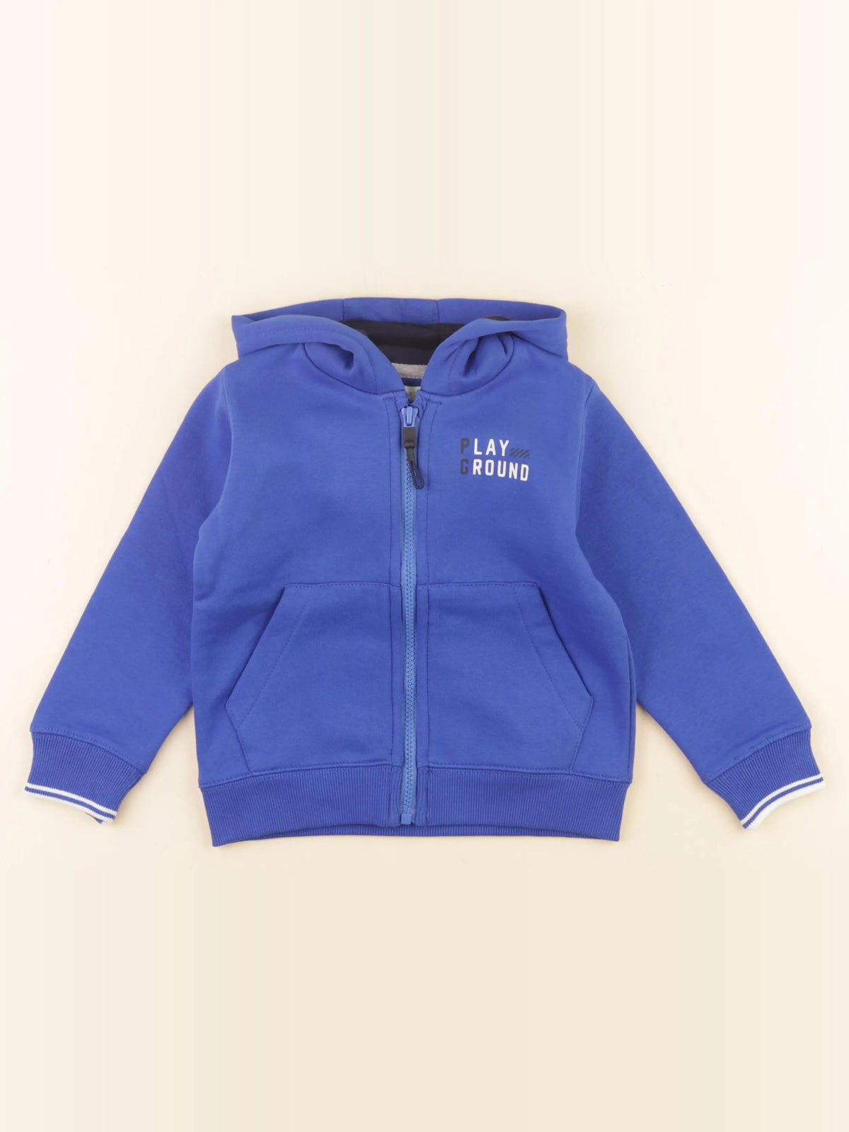 Vertbaudet - sweat bleu - 4 ans