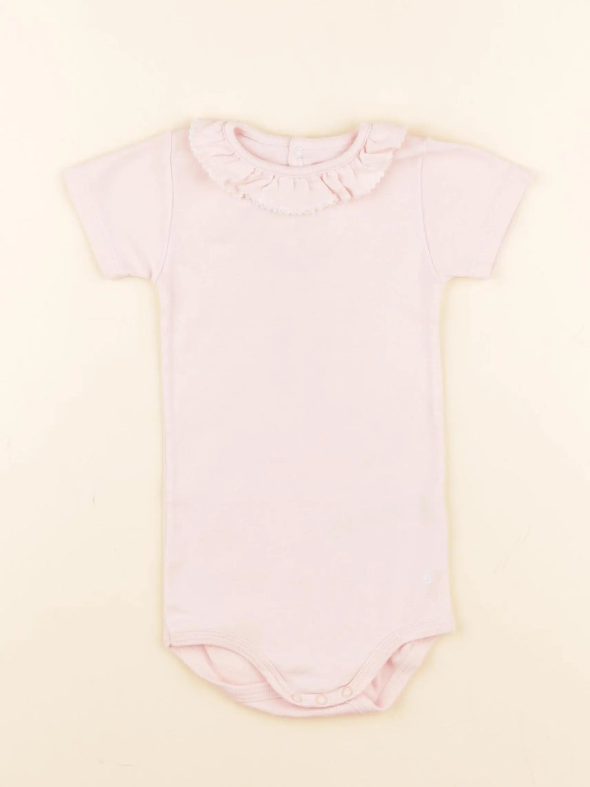 Petit Bateau - body à col rose - 18 mois